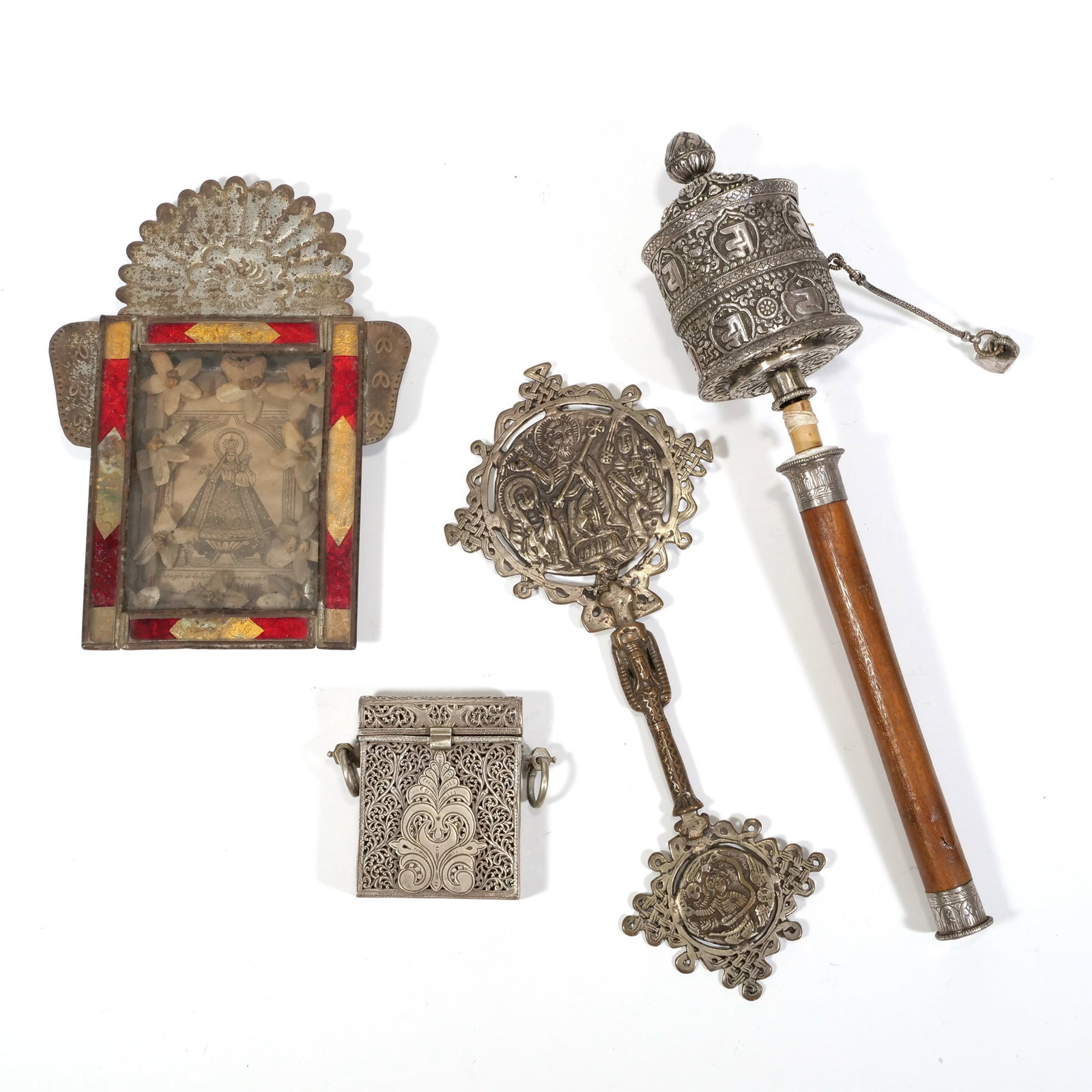 (4pc) MISC. RELIGIOUS METAL OBJECTS