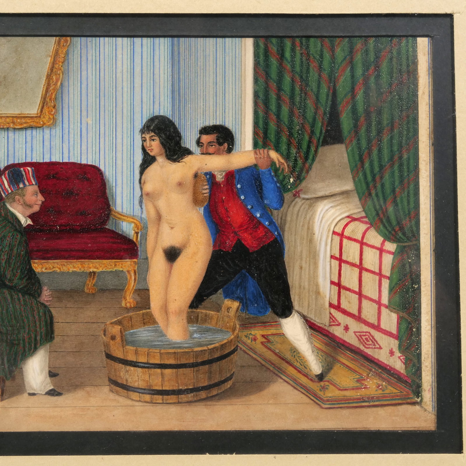 (3pc) MINIATURE PAINTINGS - 13