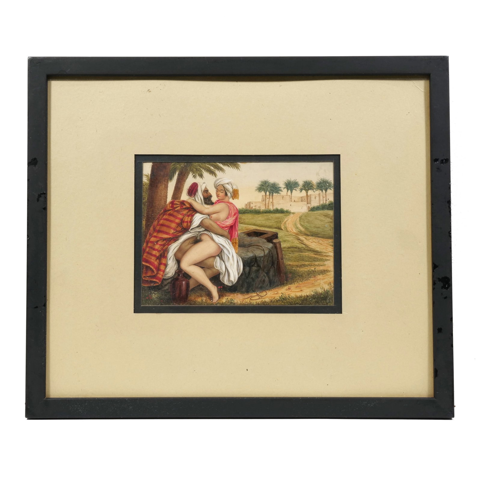 (3pc) MINIATURE PAINTINGS - 2