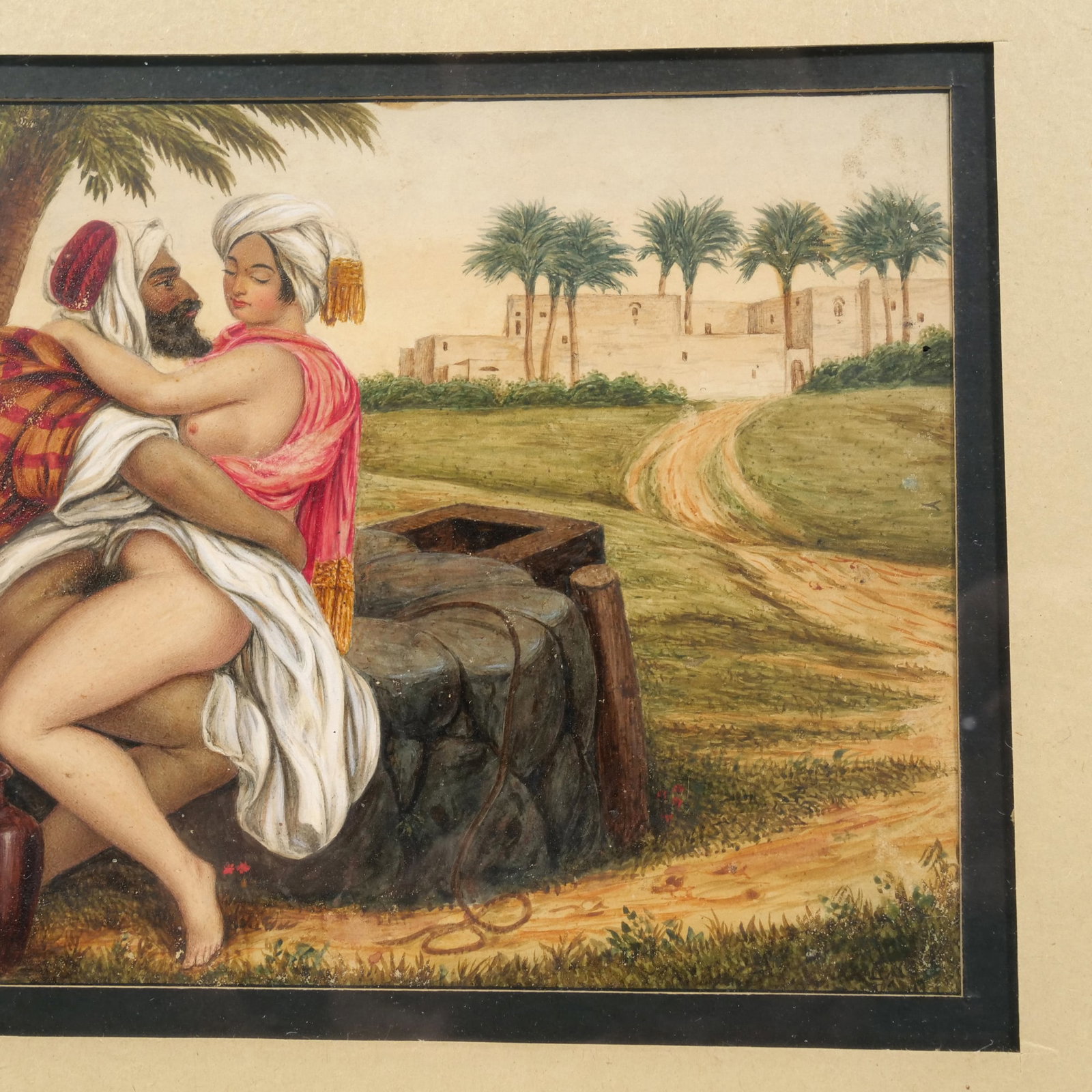 (3pc) MINIATURE PAINTINGS - 5