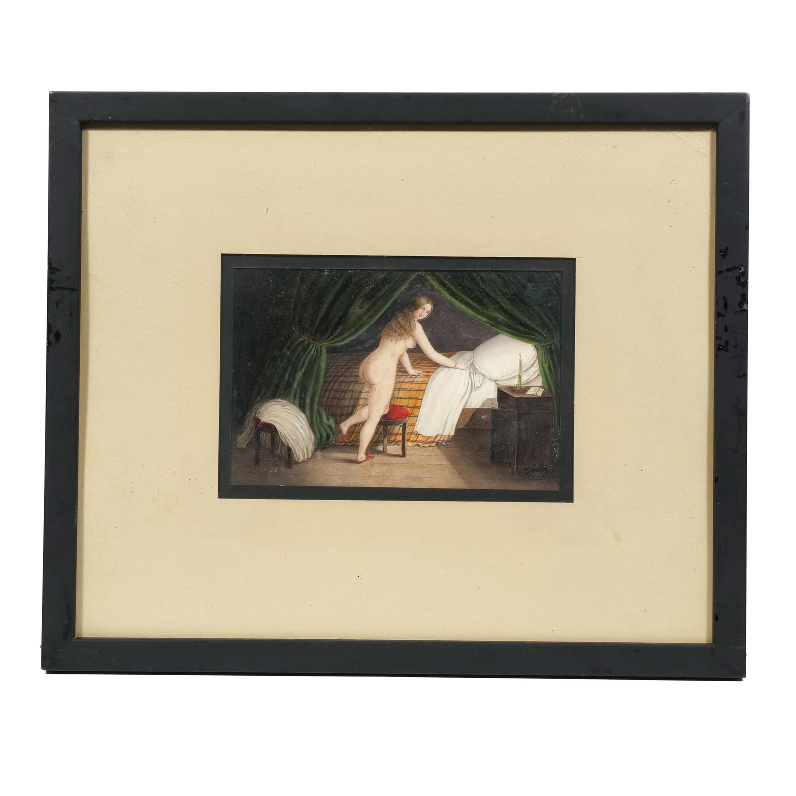 (3pc) MINIATURE PAINTINGS - 6
