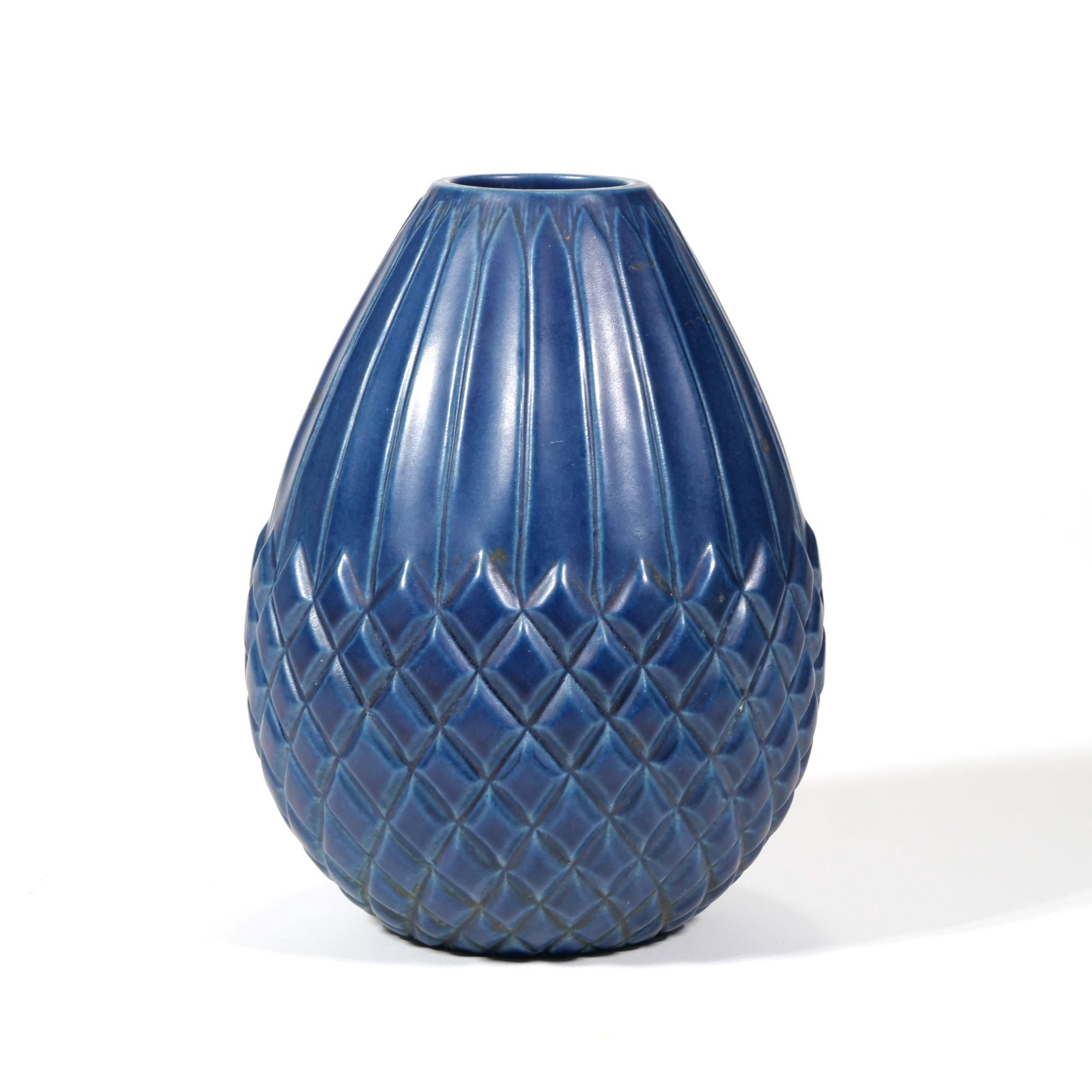 ROYAL COPENHAGEN NILS THORSSON MARSELIS BLUE GLAZED POTTERY VASE (1 of 8)