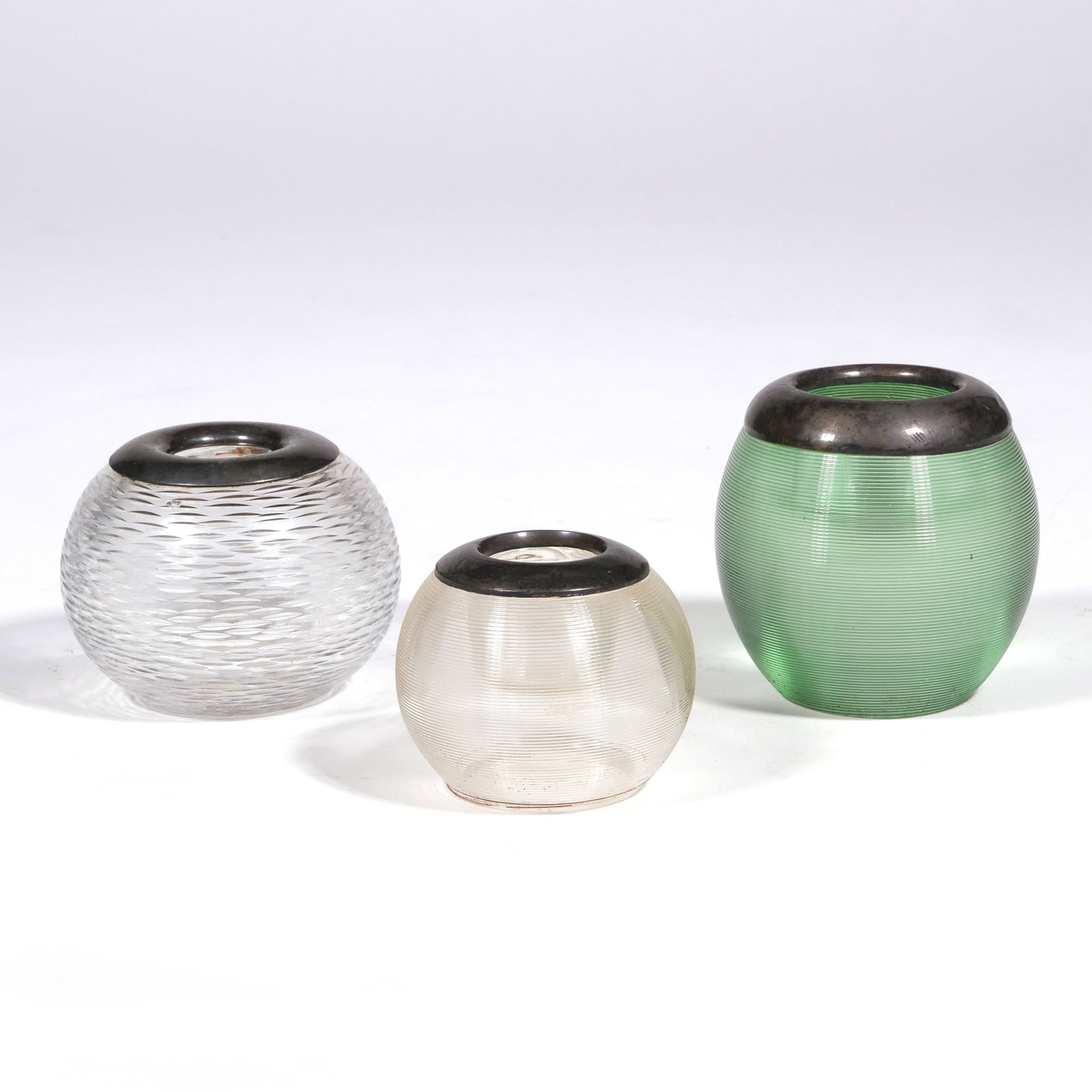 GROUP OF VICTORIAN GLASS MATCH STRIKERS (1 of 7)