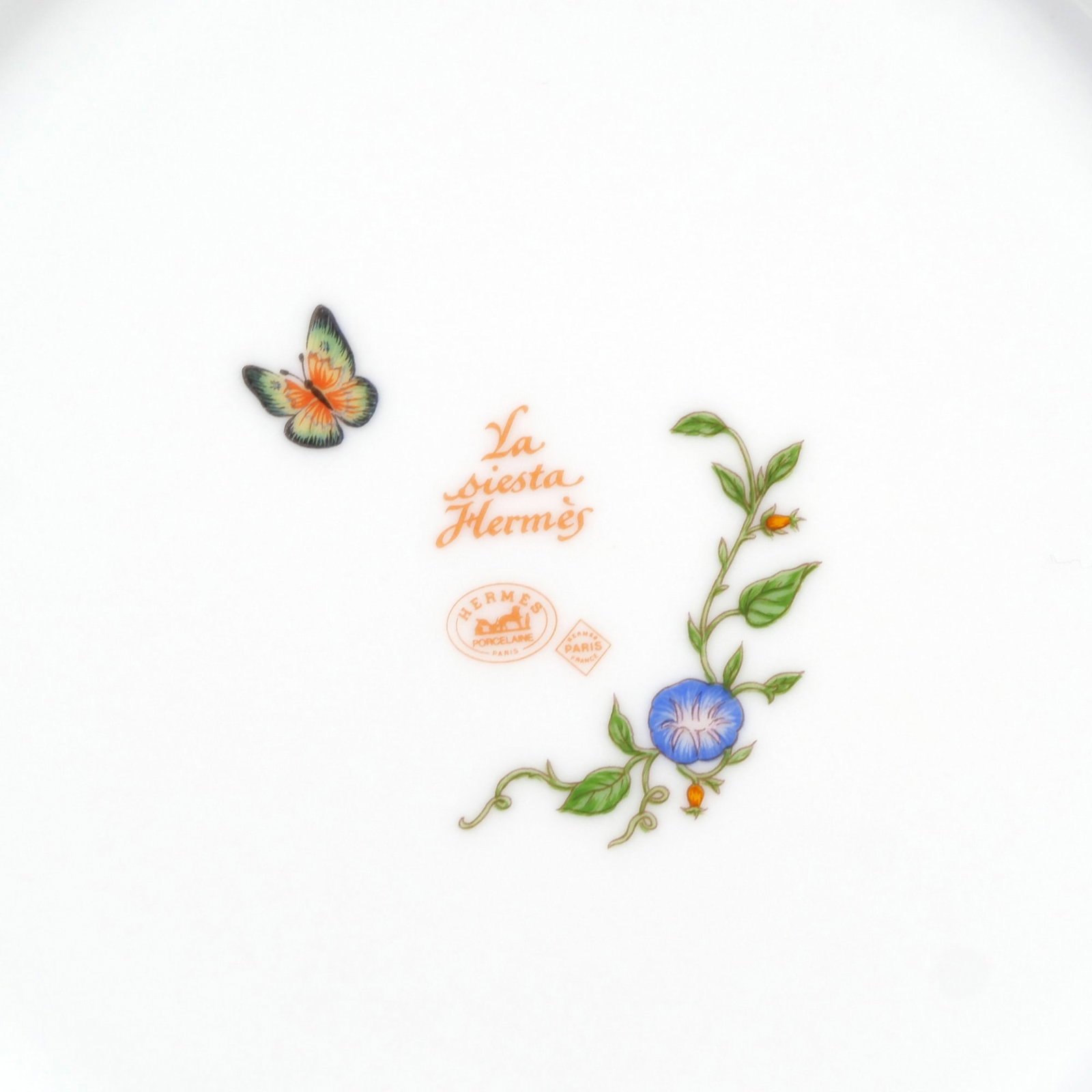 (10pc) HERMES HANDPAINTED PLATES - 12