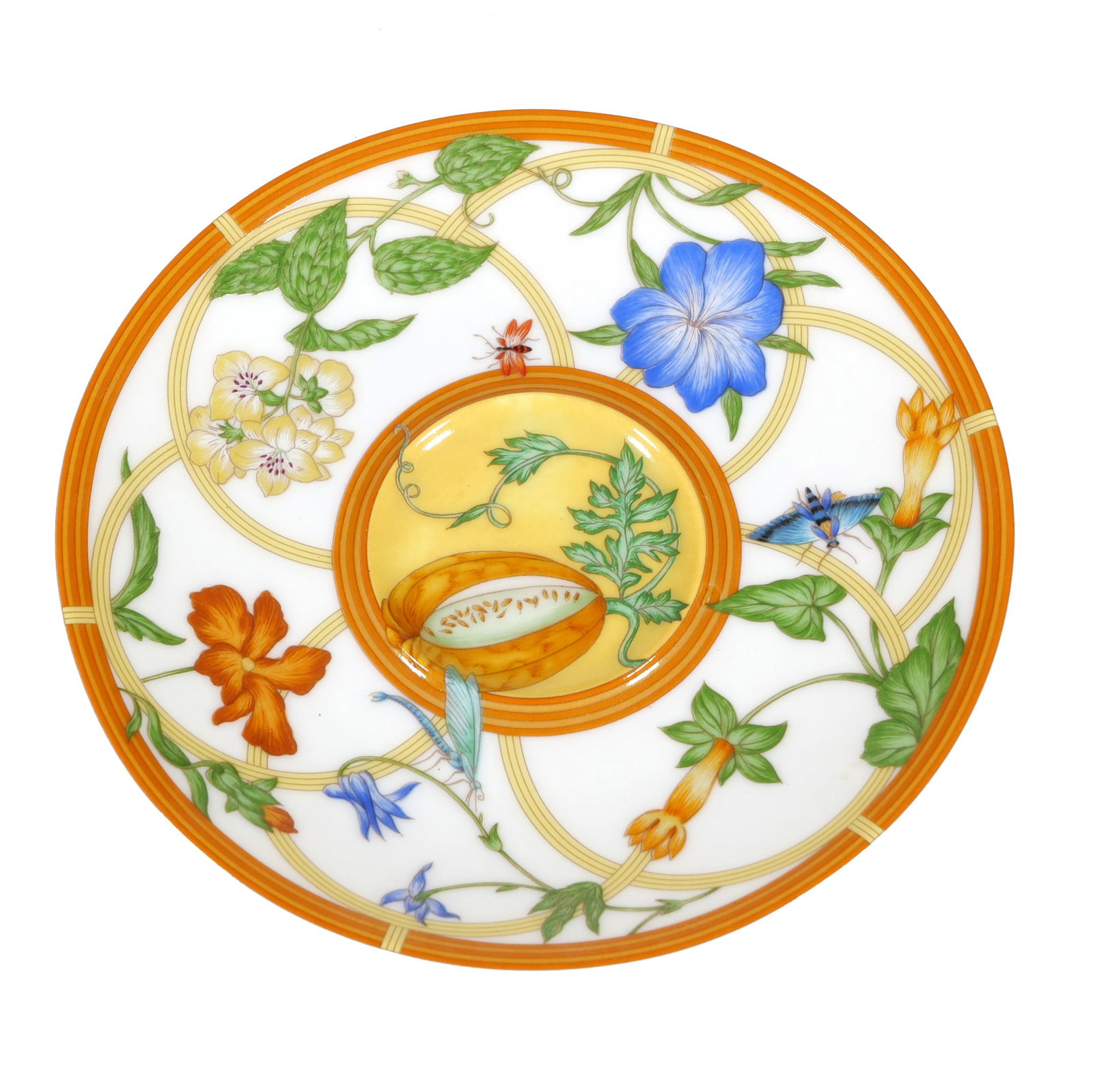 (10pc) HERMES HANDPAINTED PLATES - 14