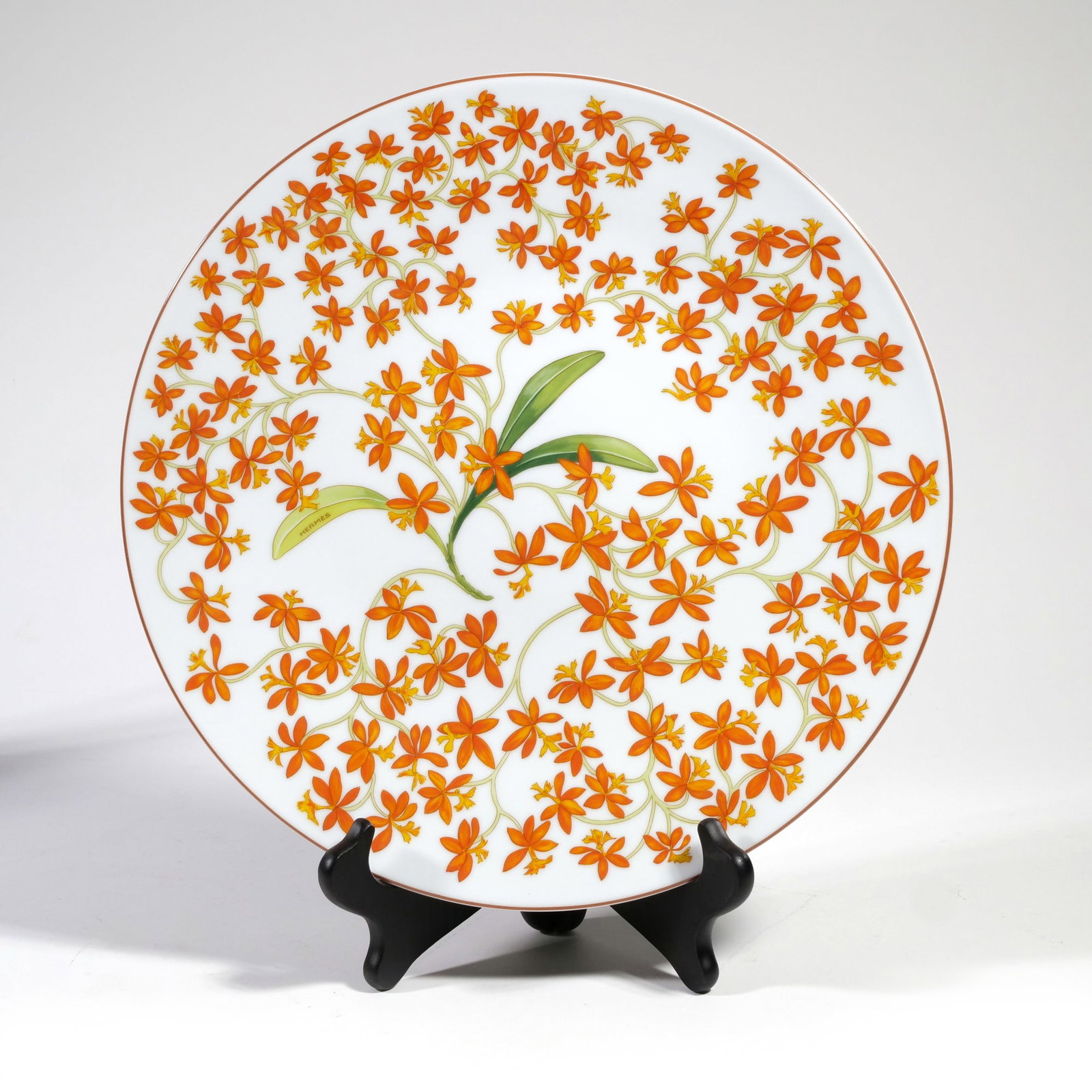 (10pc) HERMES HANDPAINTED PLATES - 2