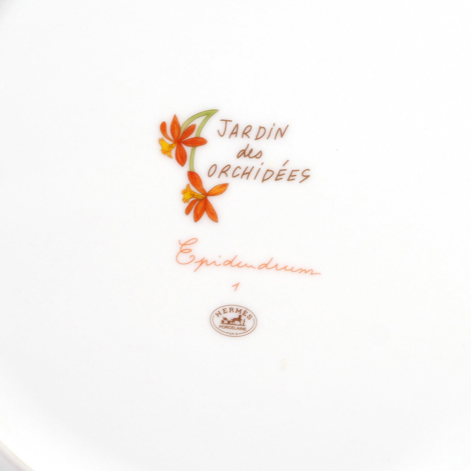 (10pc) HERMES HANDPAINTED PLATES - 6