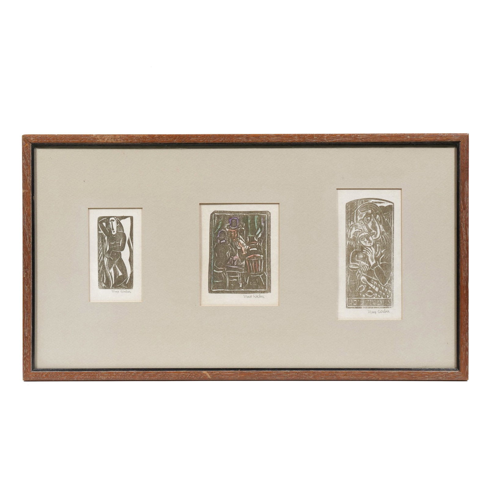 MAX WEBER (1881-1961) TRIPTYCH (1 of 5)