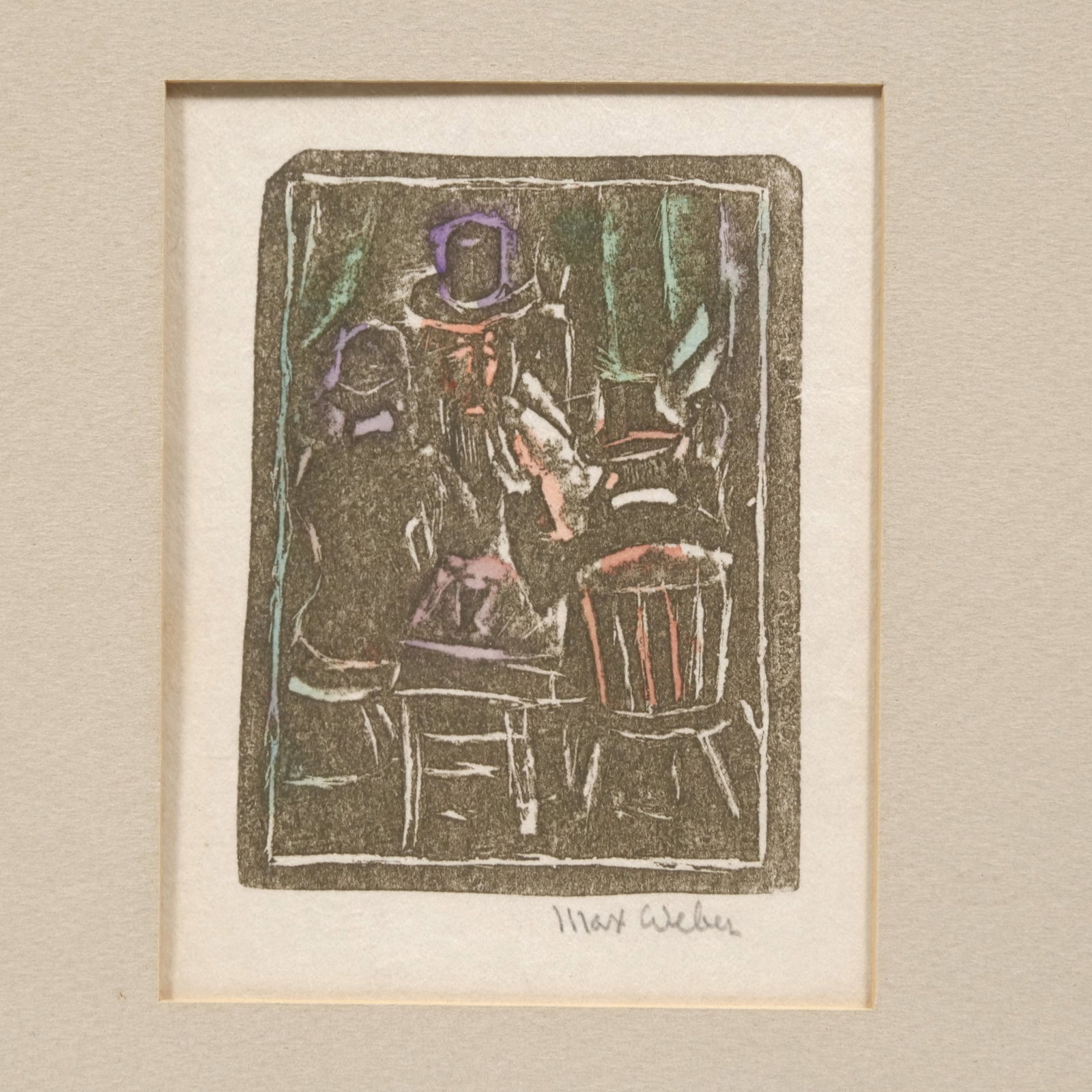 MAX WEBER (1881-1961) TRIPTYCH - 3