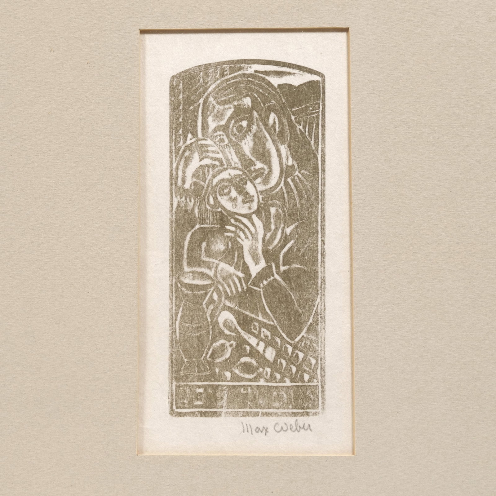 MAX WEBER (1881-1961) TRIPTYCH - 4