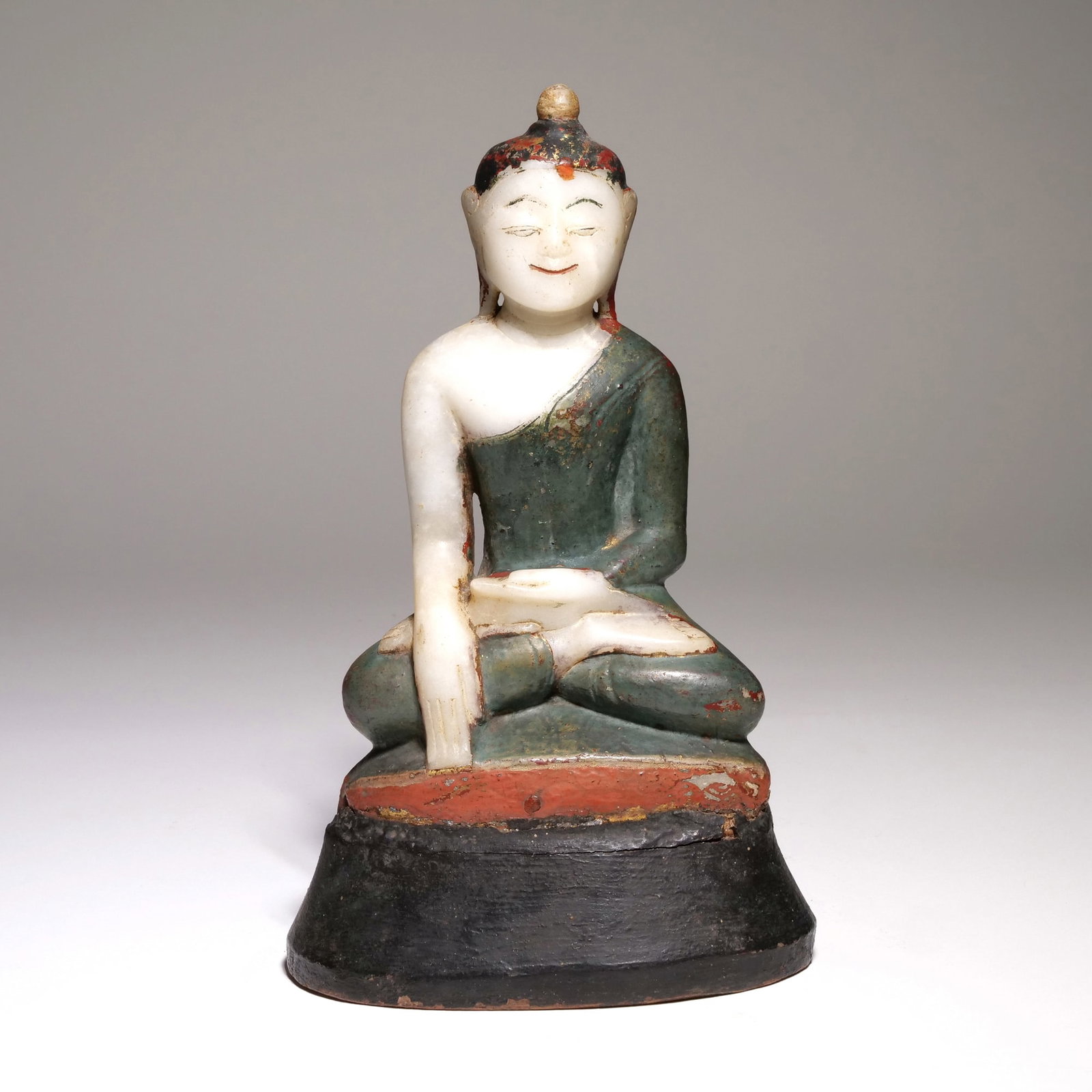 BURMESE SCHOOL (19TH/20TH CENTURY) MARBLE BUDDHA SCULPTURE (1 of 13)