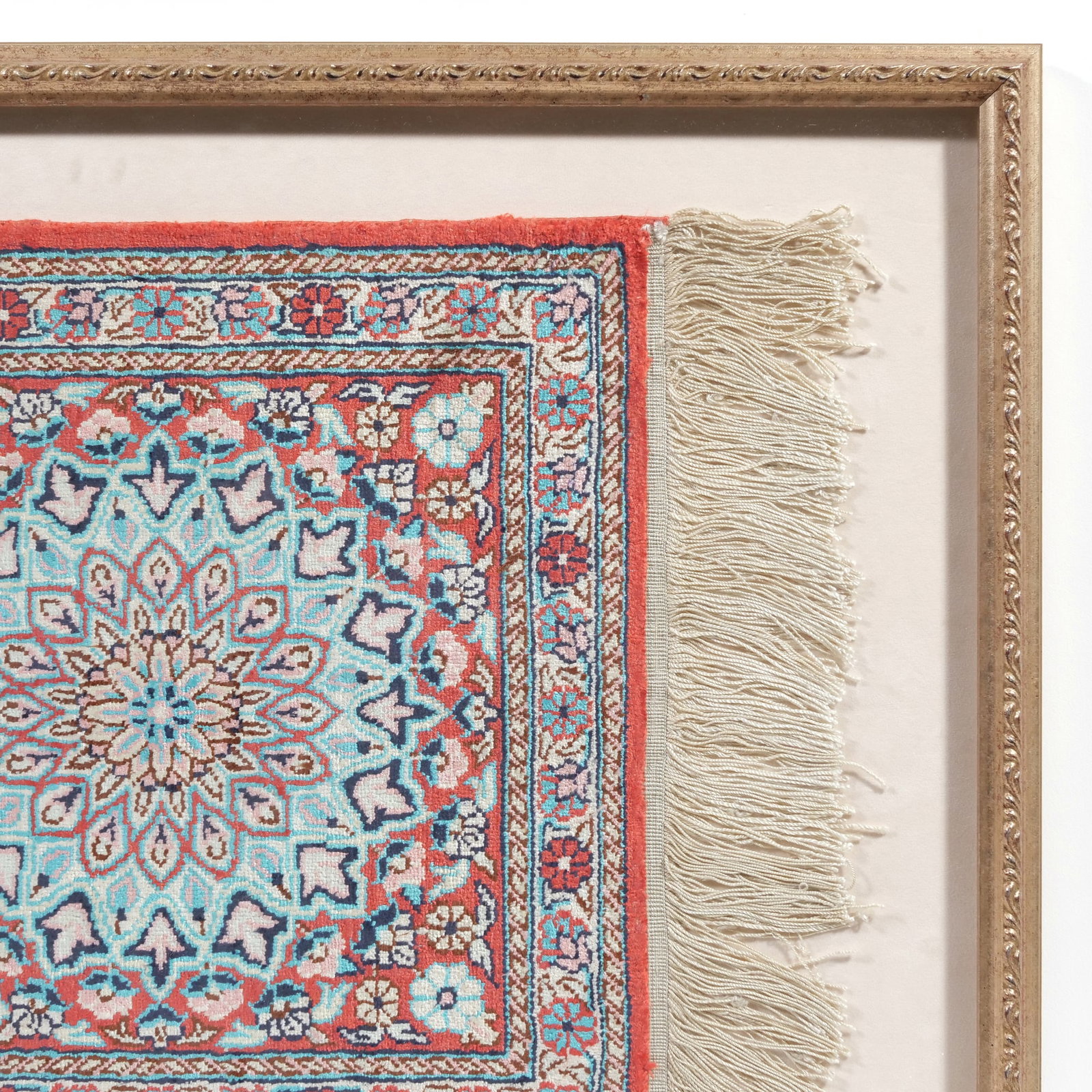 (2pc) FRAMED MINIATURE RUGS - 7