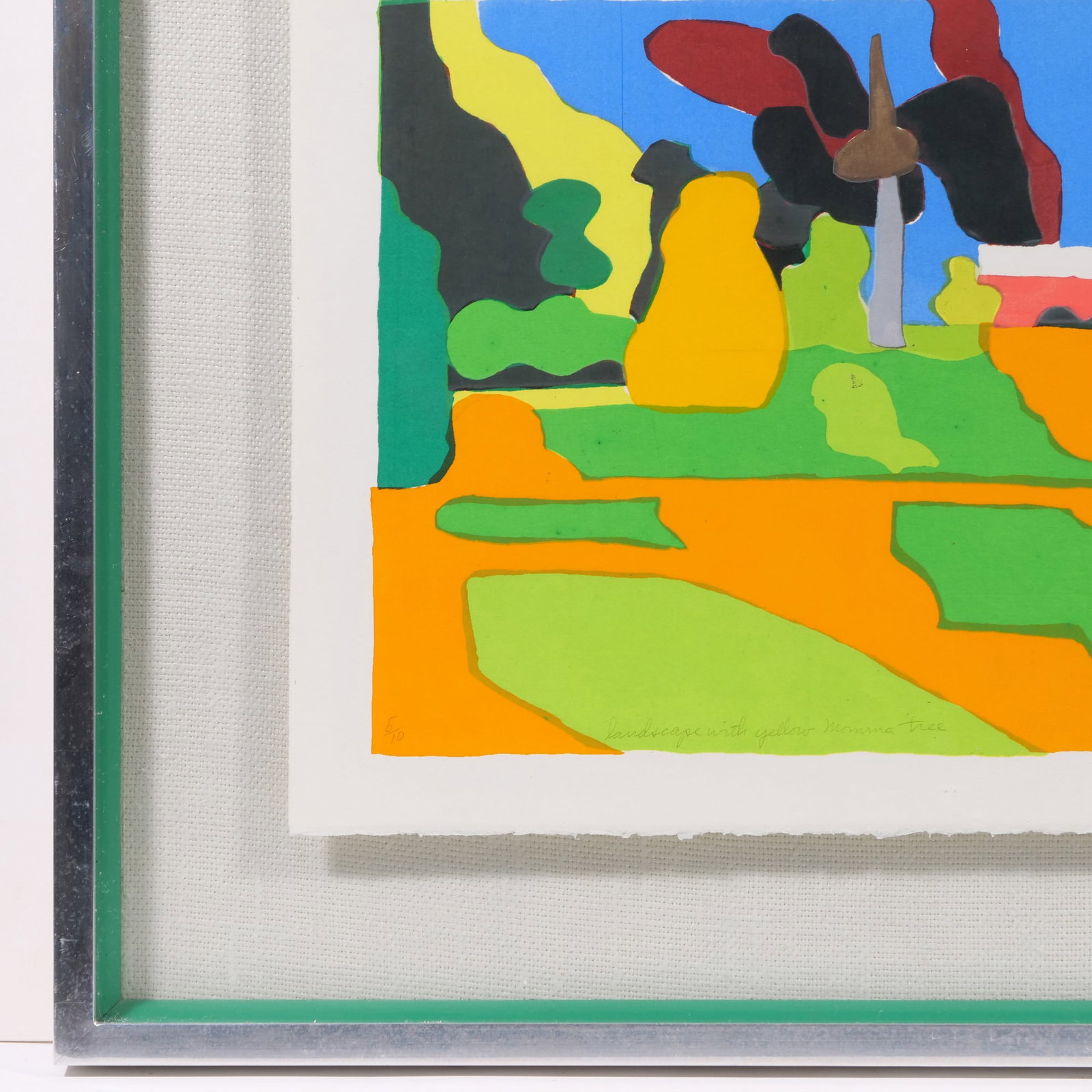 MID CENTURY SILKSCREEN PRINT SIGNED 'SQUIRES' - 6