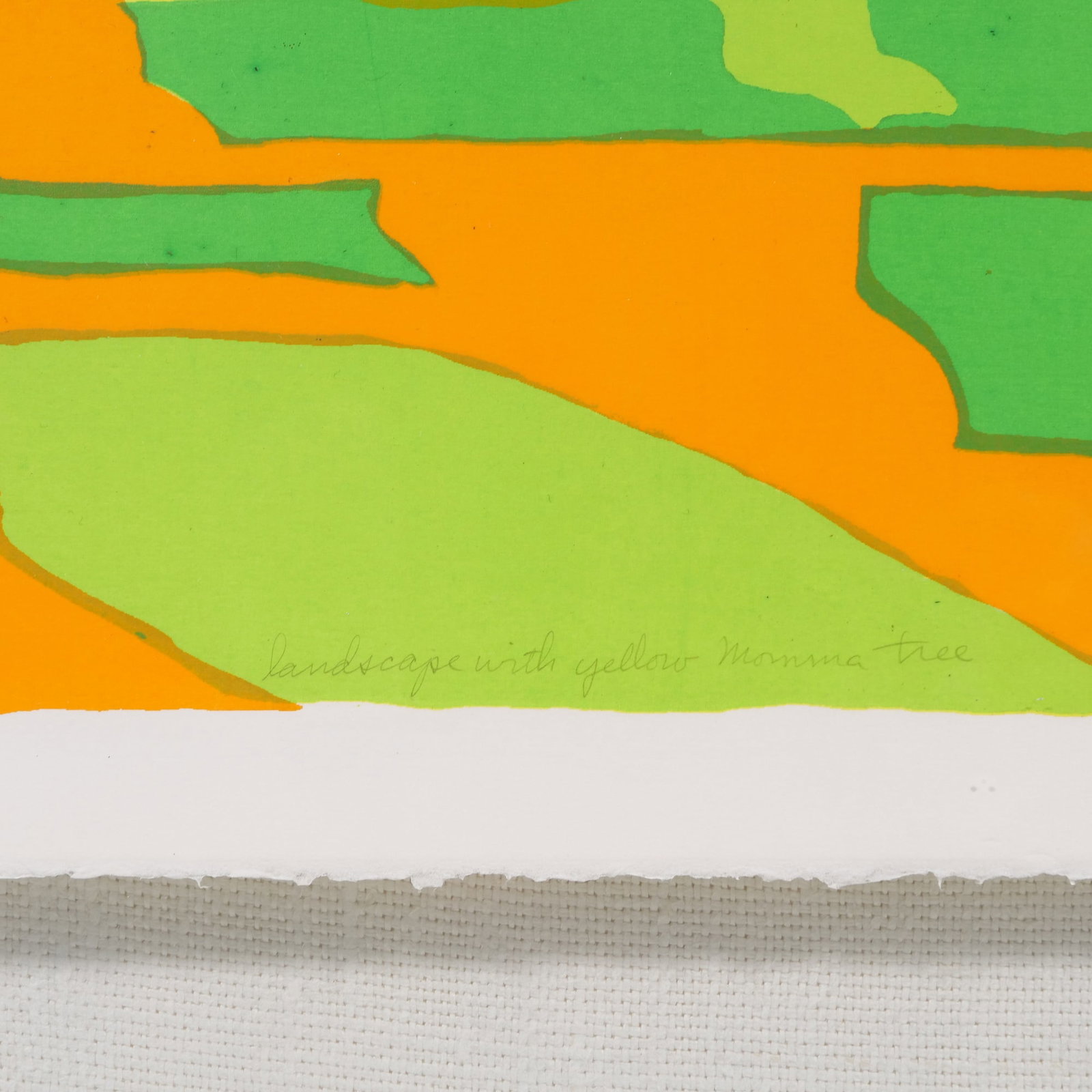 MID CENTURY SILKSCREEN PRINT SIGNED 'SQUIRES' - 8