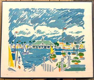 John Botz limited edition serigraph print: John Botz limited edition serigraph print limited edition 160/250. pencil signed by artist. Born in New Jersey, USA, grew up on Long Island.Studied in Pennsylvania and Washington and was influenced by