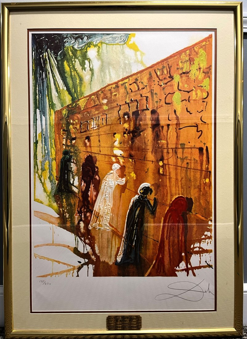 Salvador Dali "Western Wall" limited lithograph (1 of 12)