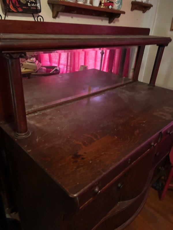 Mahogany Empire Revival Sideboard (1 of 5)