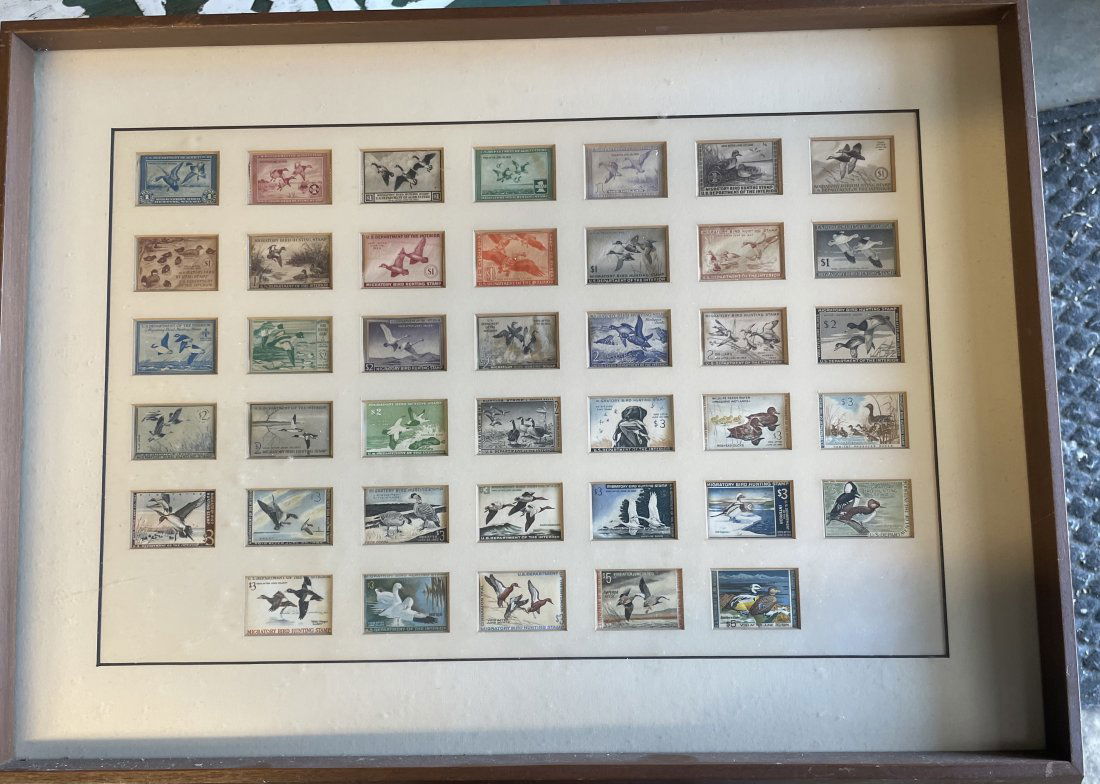 Lot of 35 Original Ducks Unlimited Stamps (1 of 2)