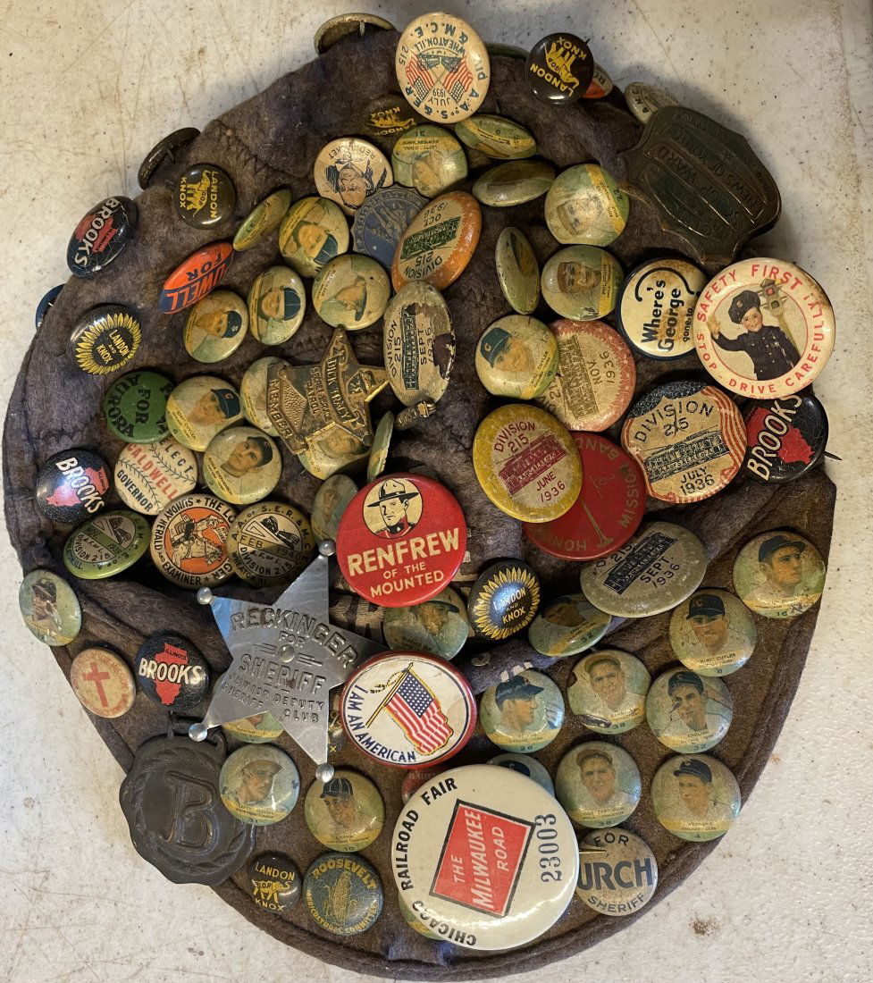 Vintage Hat Covered in Buttons (1 of 11)