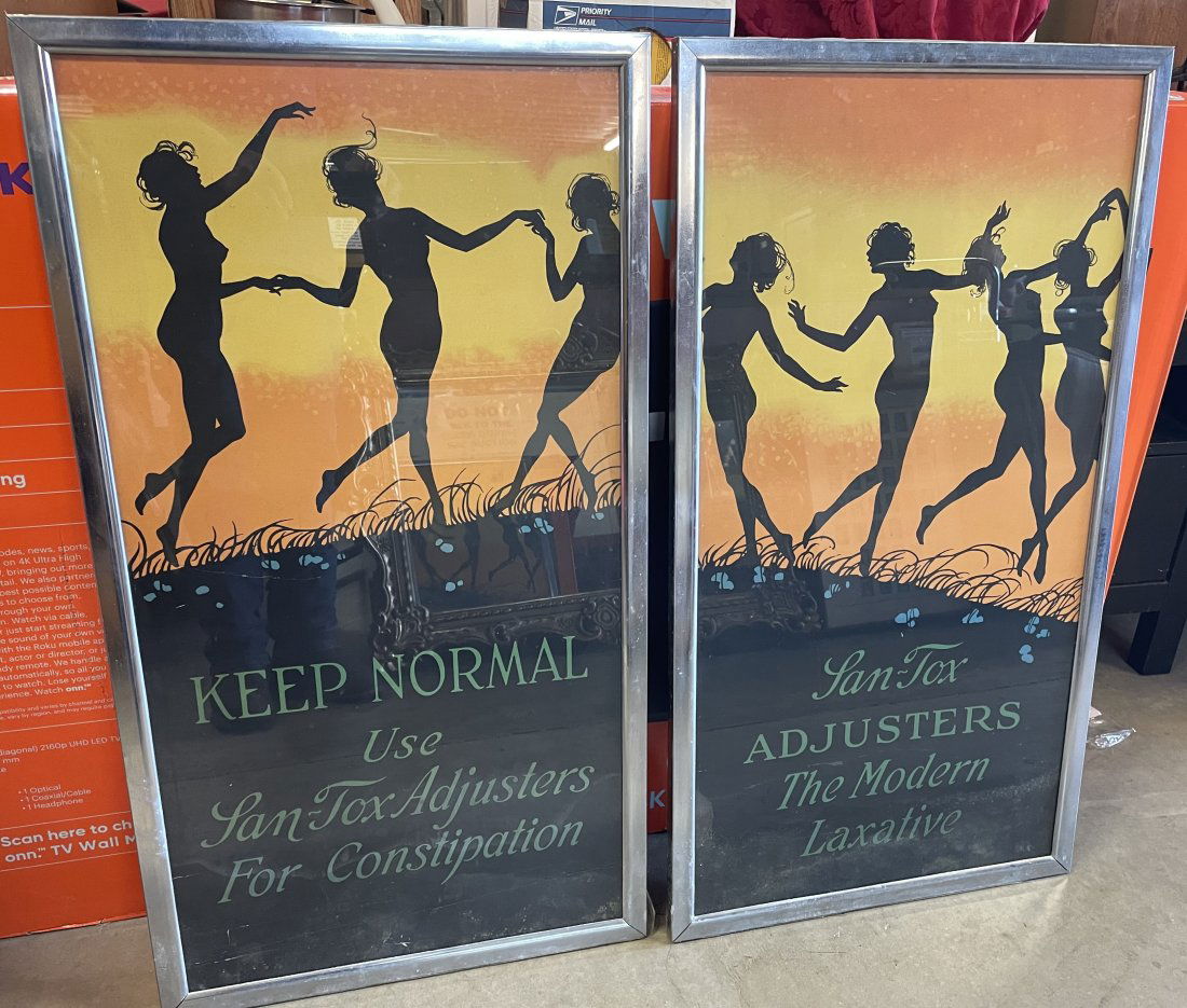 2 Piece of Vintage Product Advertisement Posters (1 of 3)