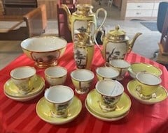 20 Piece Hand Painted Tea Set (1 of 11)