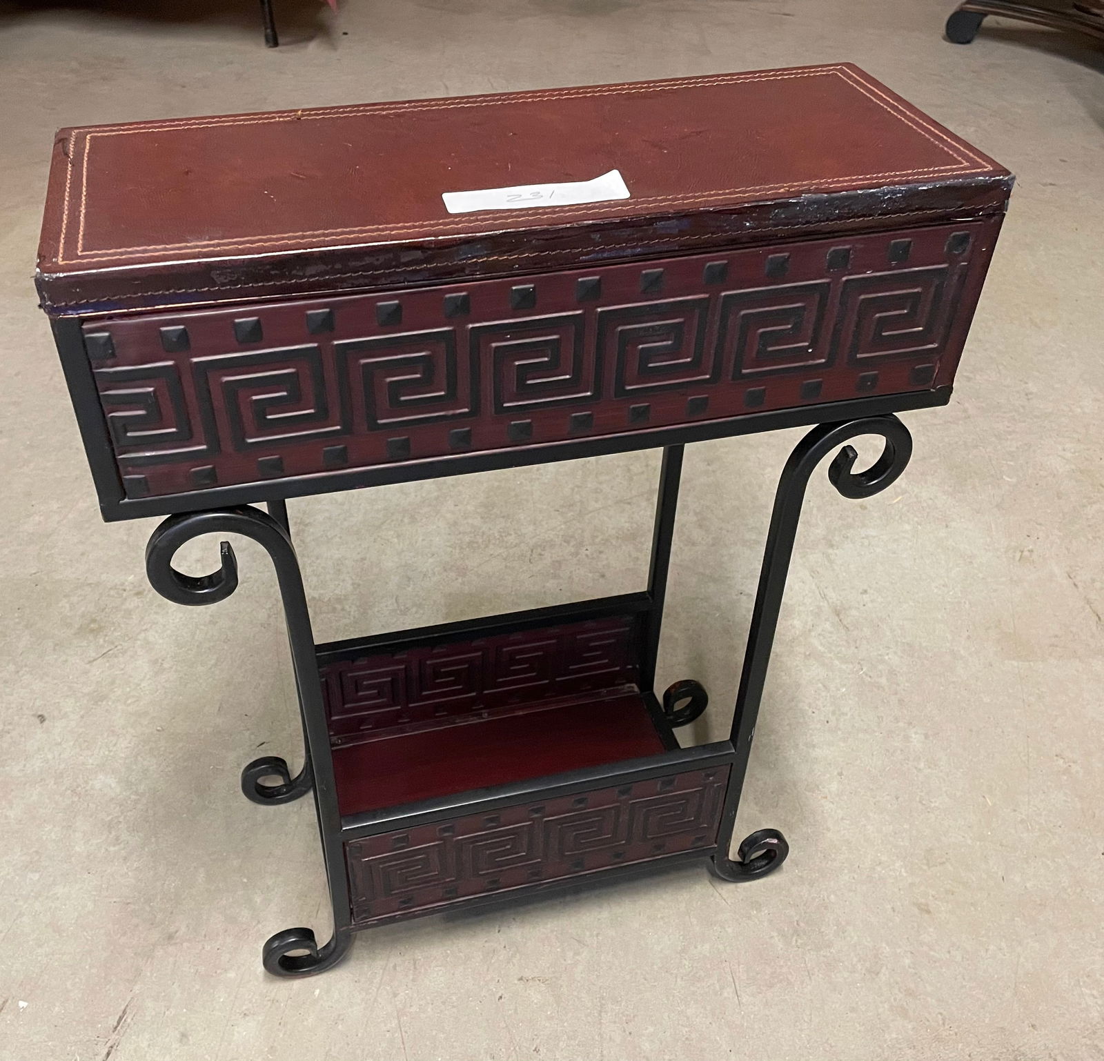 Decorative Metal Magazine Rack (1 of 2)