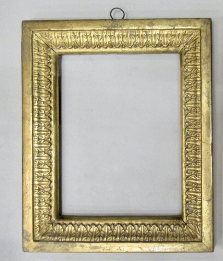 Gilt Frame: 19th century, H: 12 inches