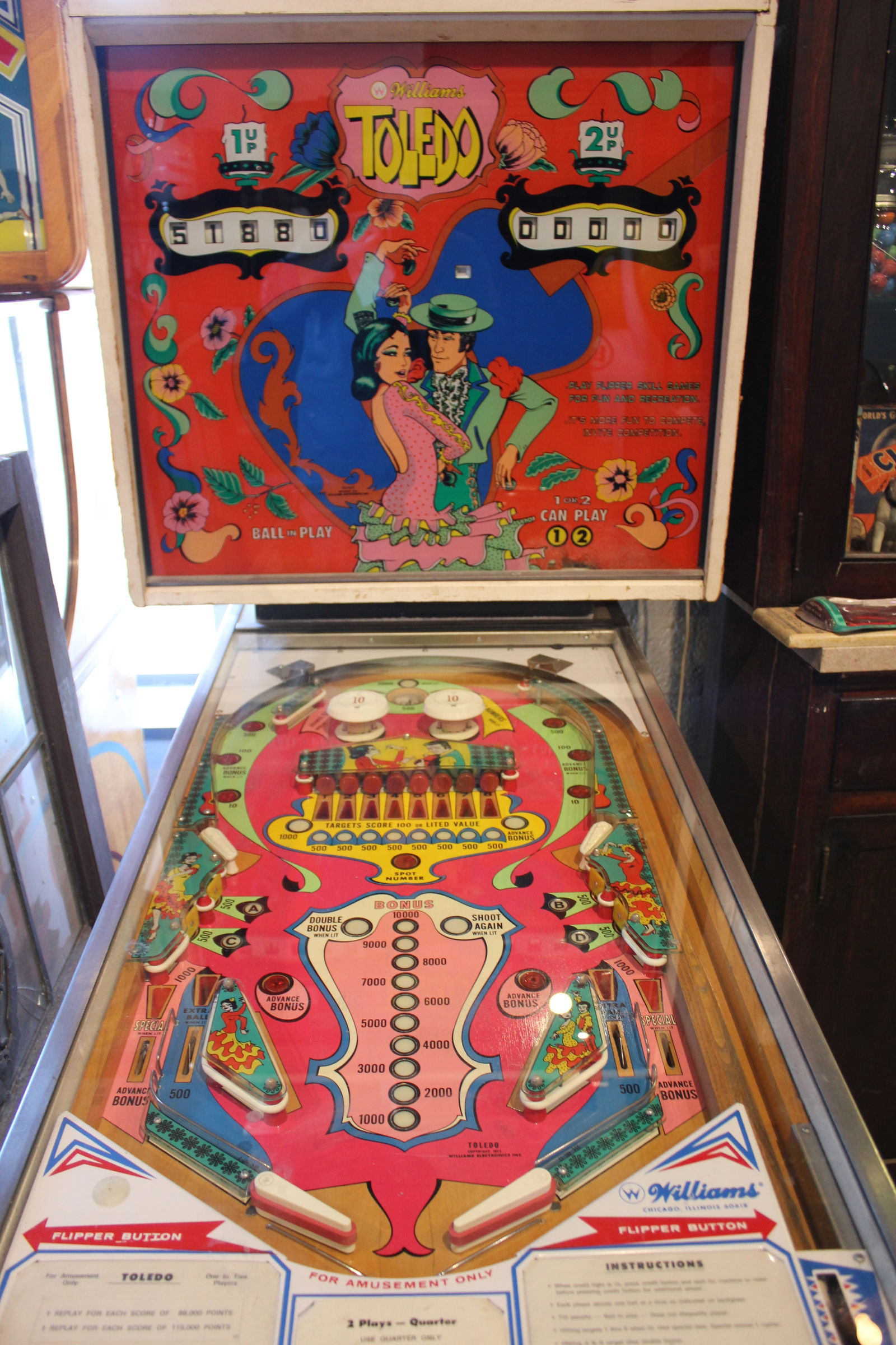 Williams Toledo pinball (1 of 6)