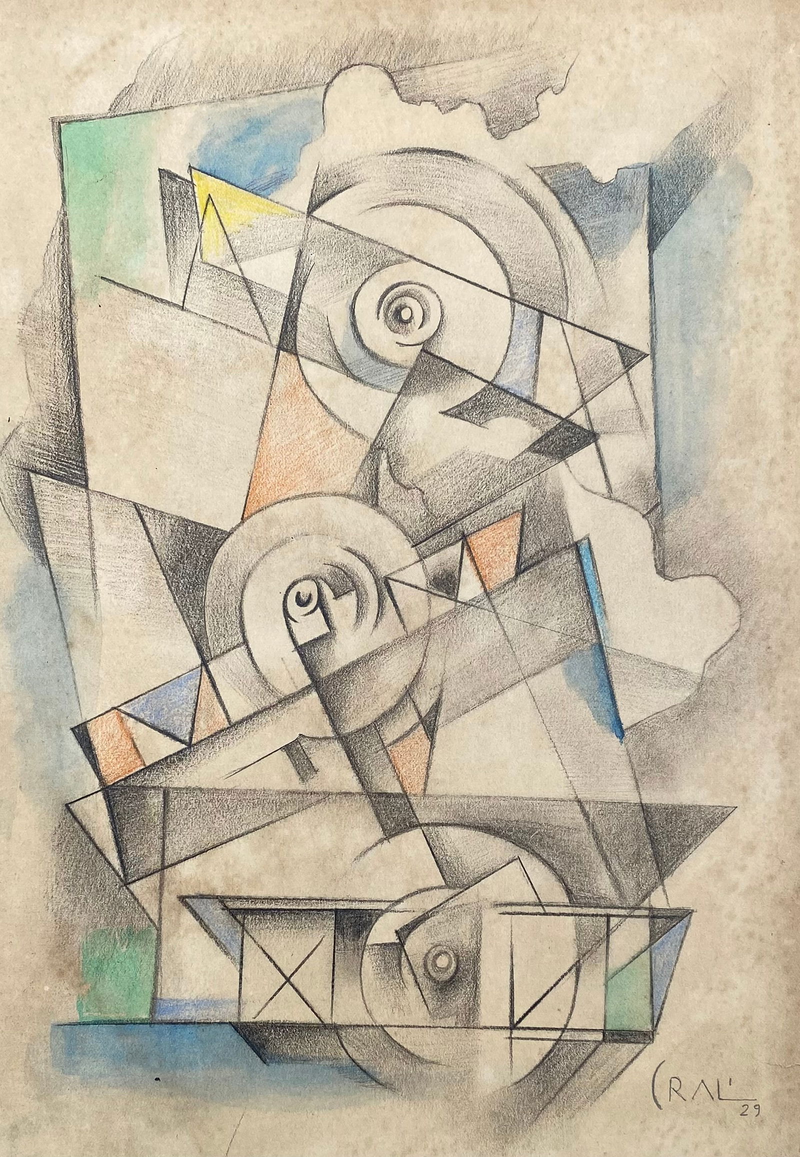 Tullio Crali (1910-2000), Untitled, 1929 (Style Of) (1 of 2)
