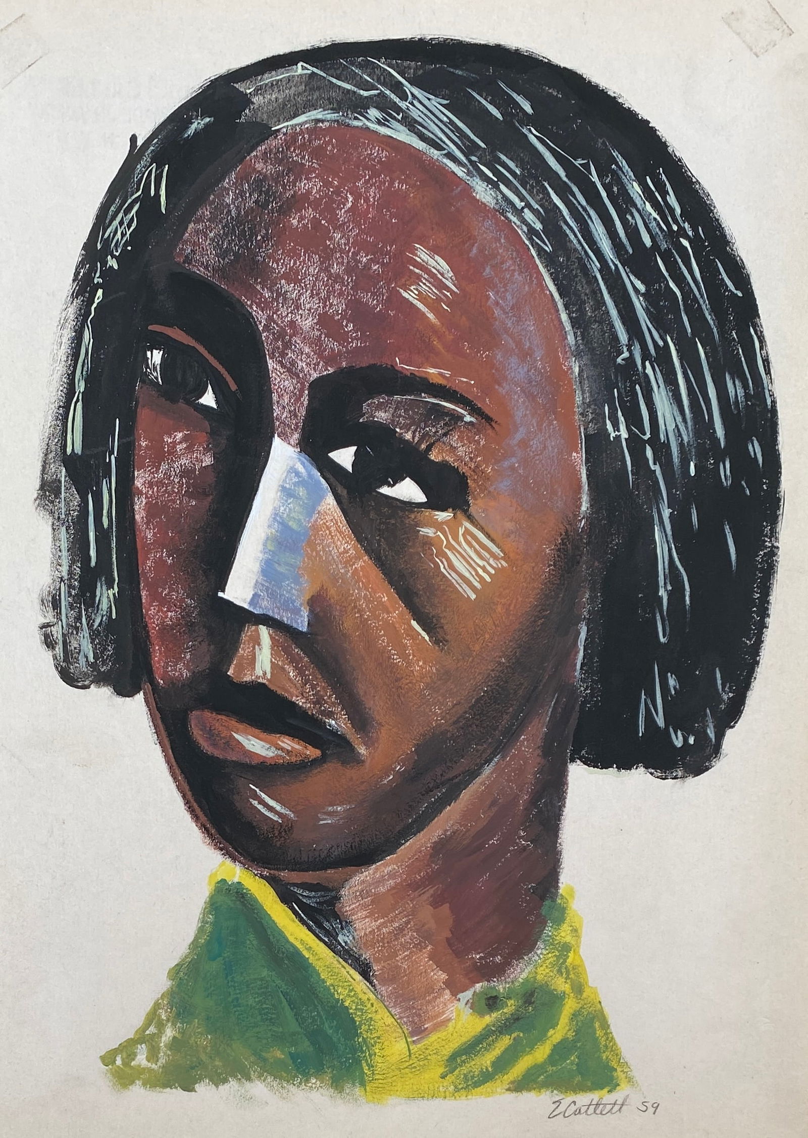 Elizabeth Catlett (1915 - 2012 American/Mexican) Style Of (1 of 2)