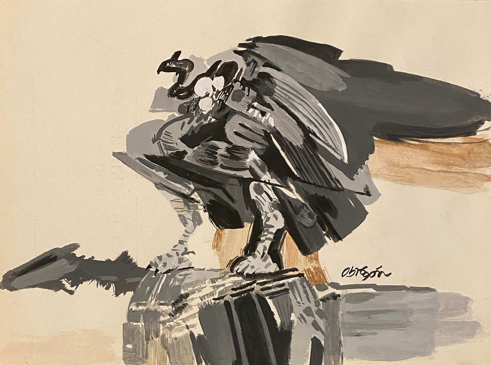 Alejandro Obregón (1920-1992) Colombian "Condor" (1 of 3)