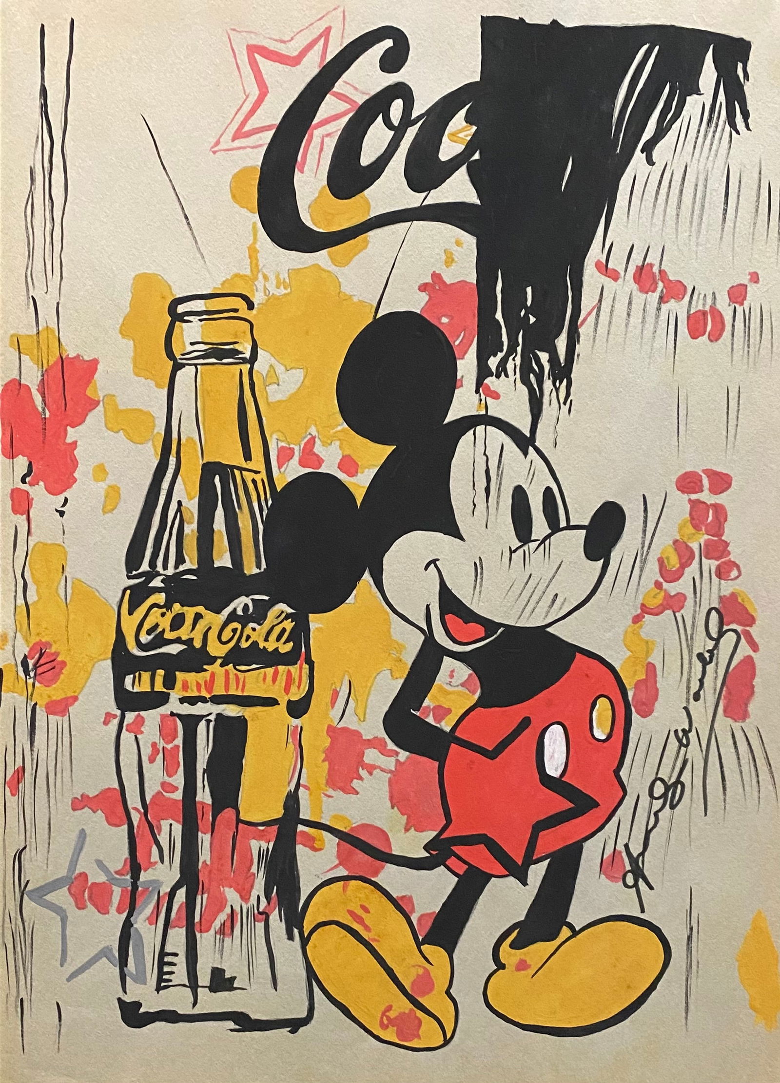 Andy Warhol American, 1928-1987 Mickey Mouse (Style Of) (1 of 4)
