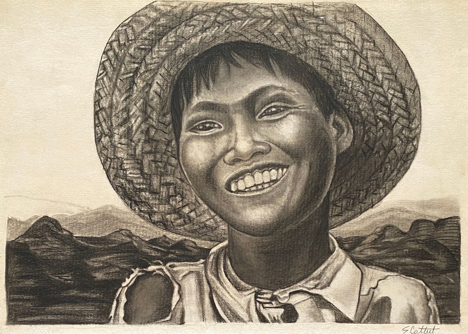 Elizabeth Catlett (1915 - 2012 American/Mexican) Style Of (1 of 2)