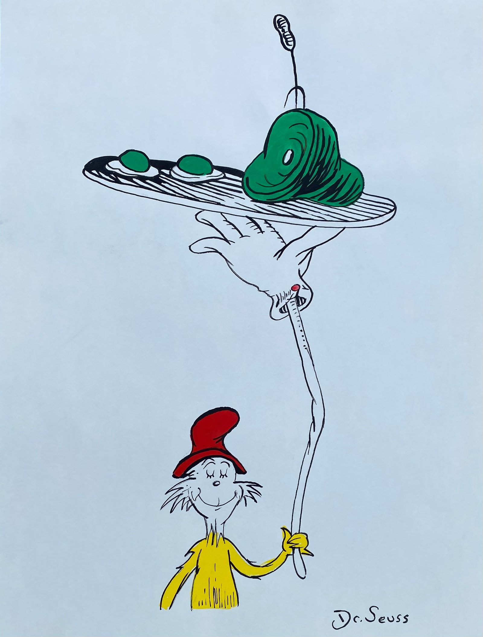 DR. SEUSS American 1921-1990 Sketch/Paper (Style Of) (1 of 2)