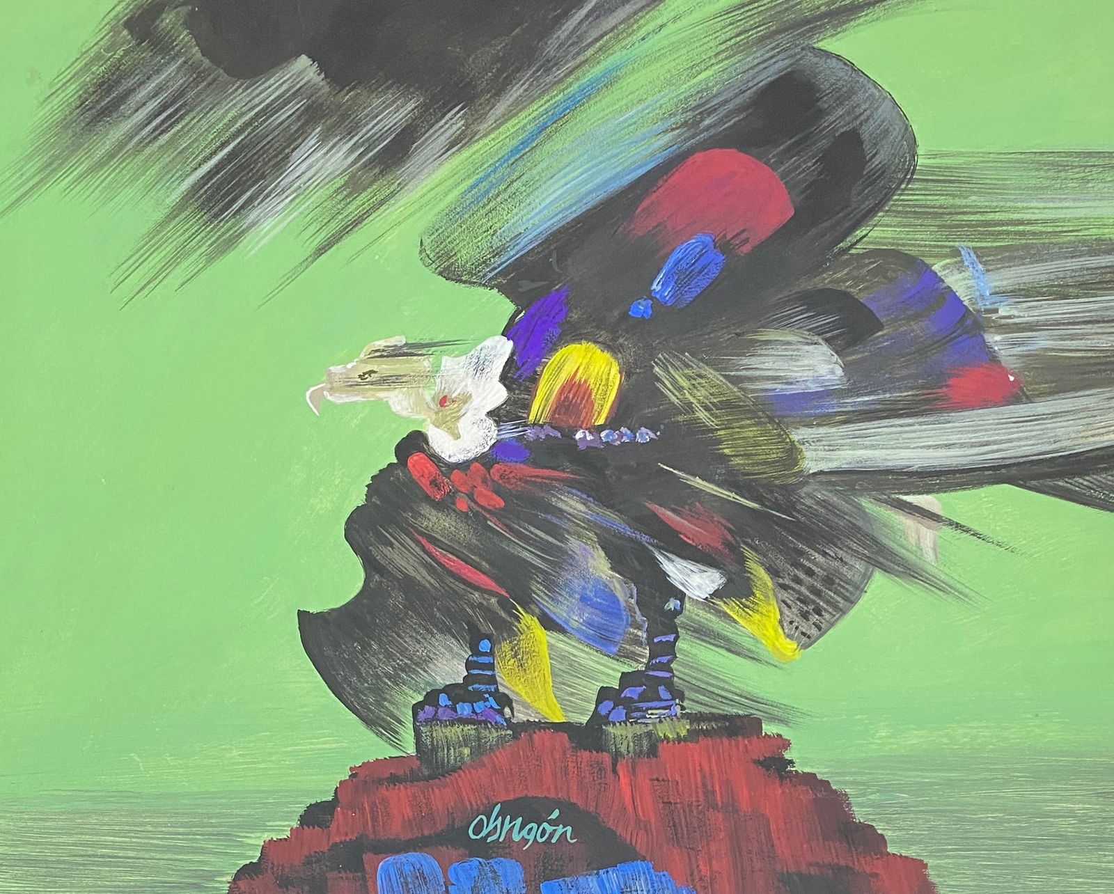 Alejandro Obregón (1920-1992) Colombian "Condor" (1 of 2)