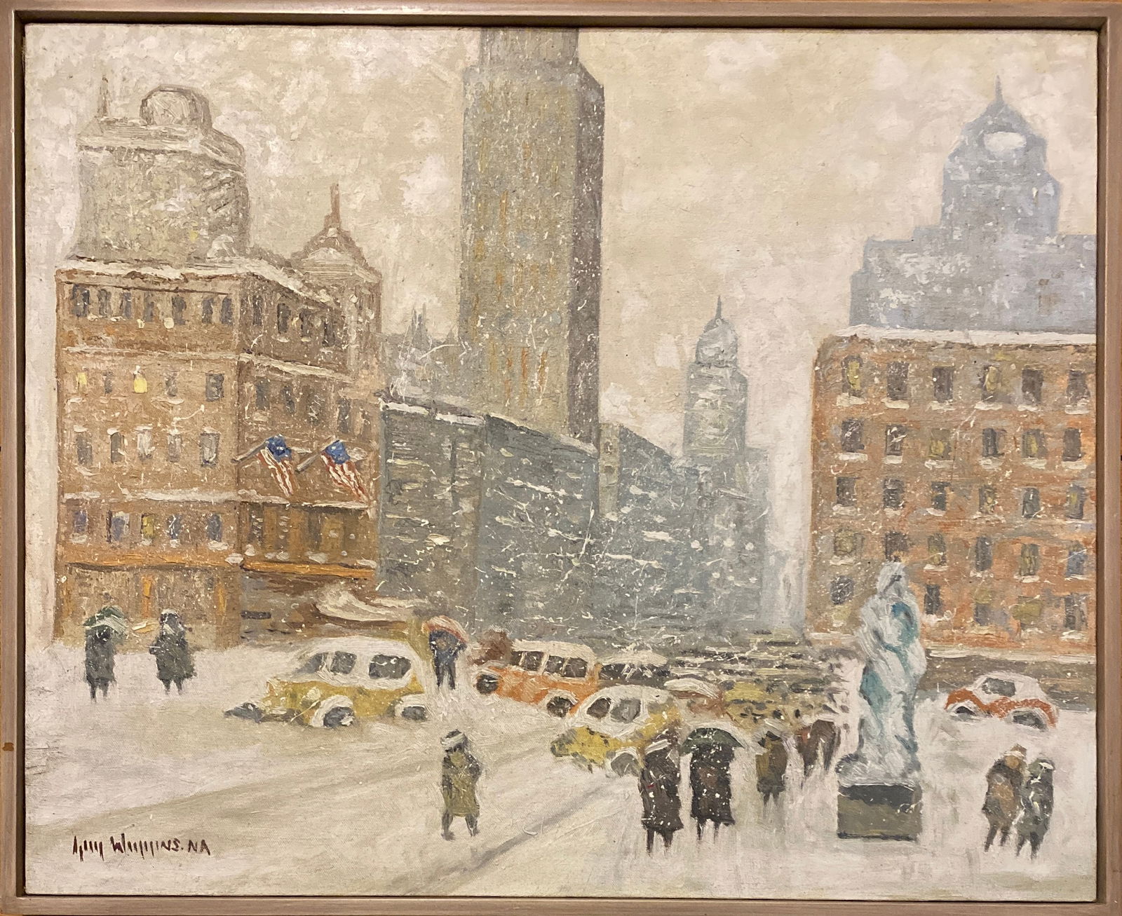 GUY WIGGINS (AMERICAN 1883-1962) Style Of (1 of 6)