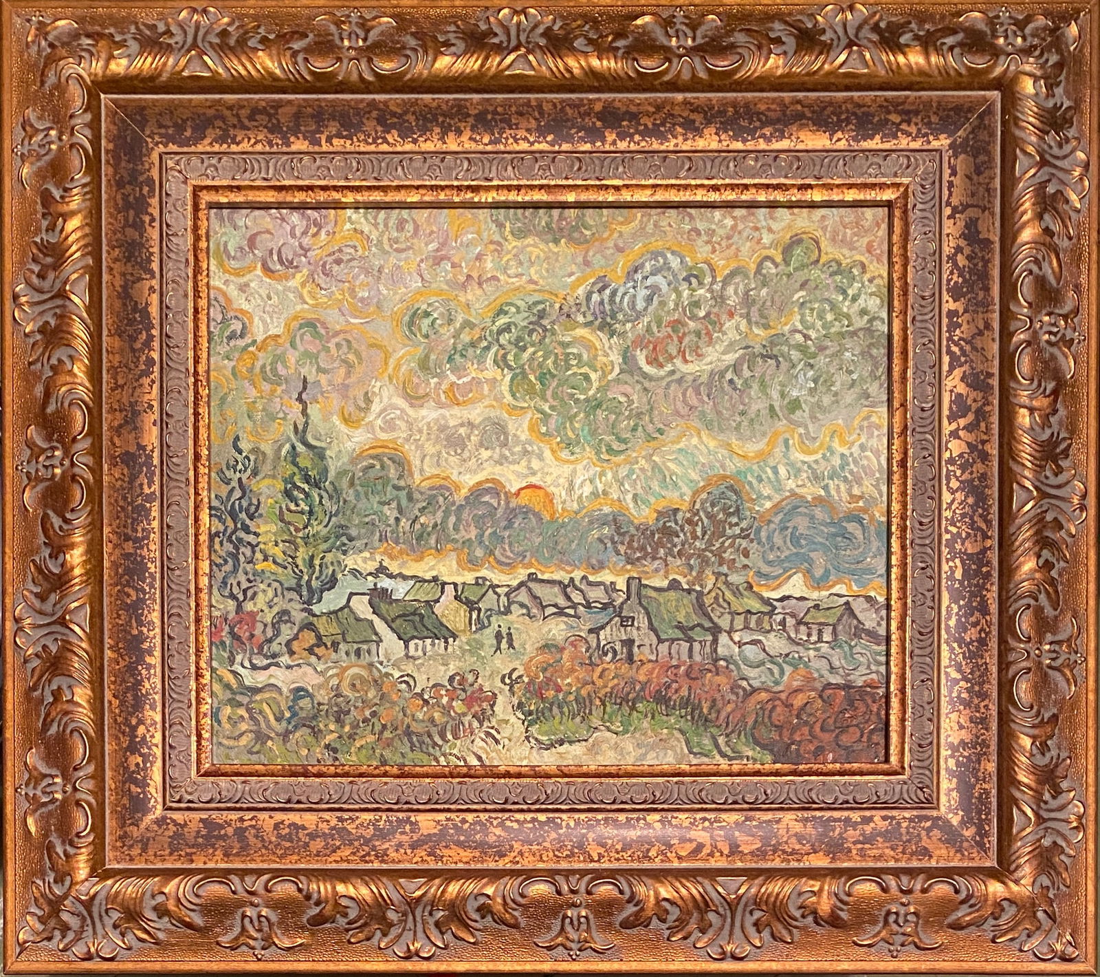 Vincent Van Gogh Dutch 1853-1890 Oil painting on Wood in the style of. (1 of 7)