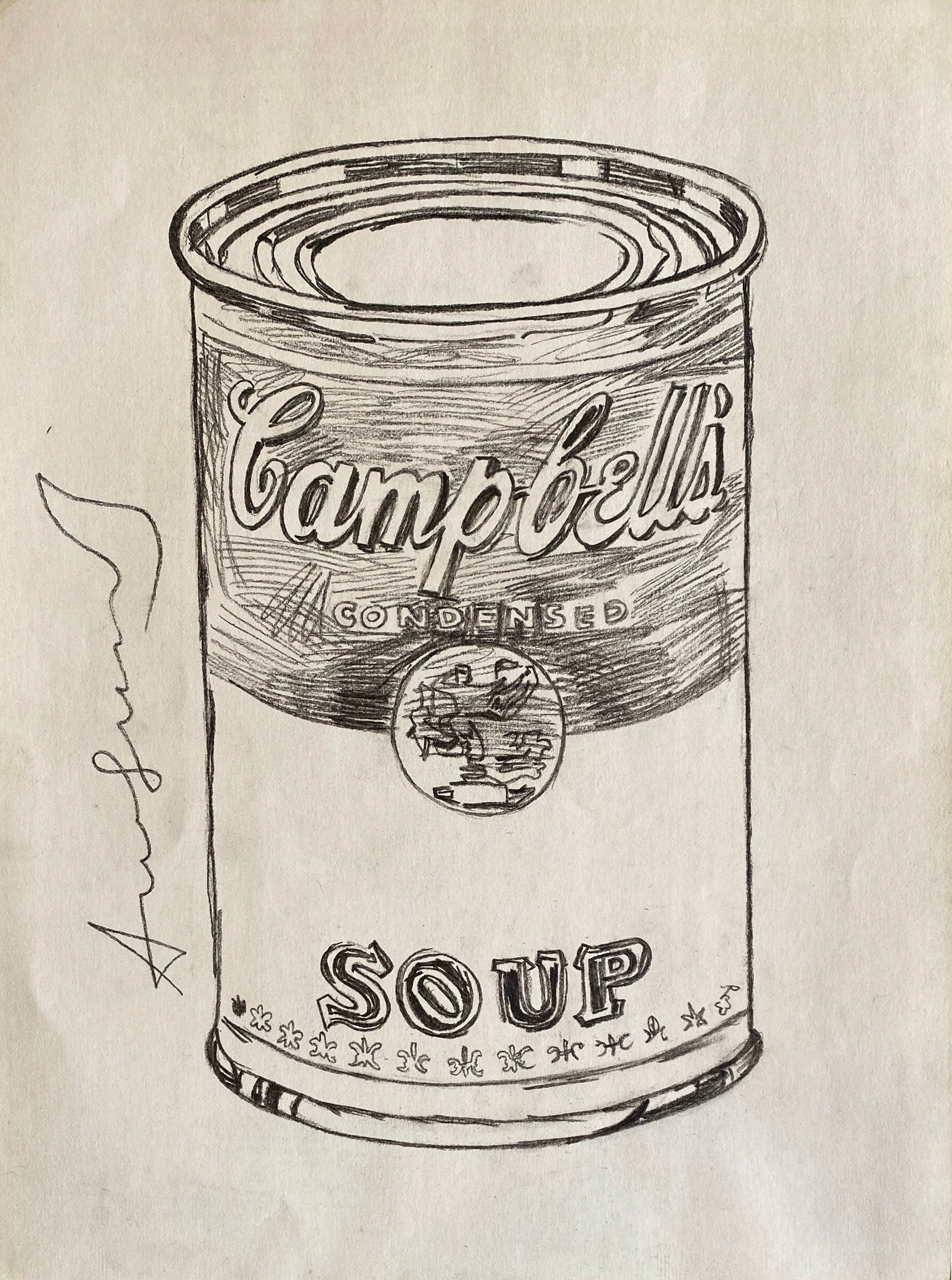 Andy Warhol American, 1928-1987 (Style Of): This lot consists of a hand painted Gouache on paper in the style of the painter Andy Warhol. Andy Warhol was an American artist and actor who played a crucial role in the birth and development of pop