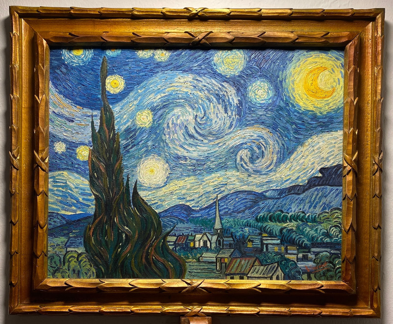 Vincent Van Gogh Dutch 1853-1890 Oil painting on Canvas in the style of. (1 of 4)