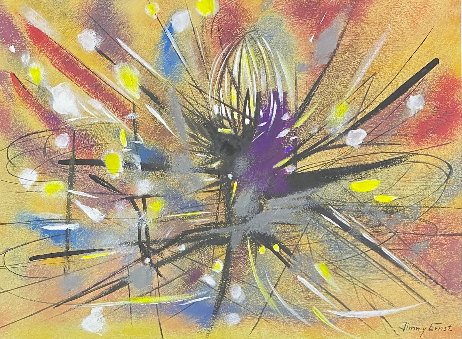 Jimmy Ernst German/American, 1920-1984 Untitled Style Of (1 of 2)