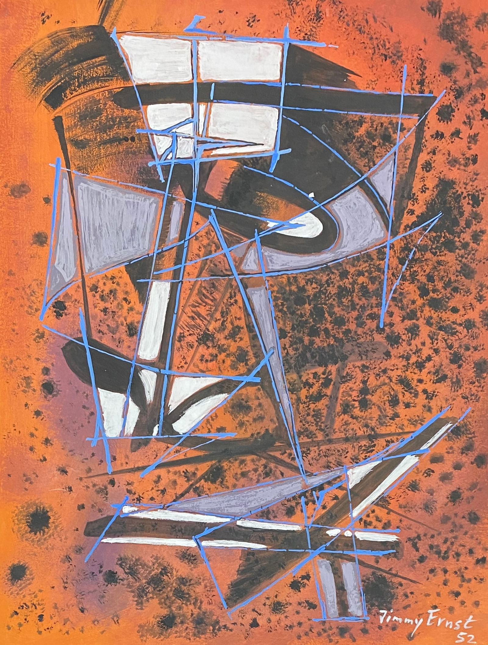 Jimmy Ernst German/American, 1920-1984 Untitled Style Of (1 of 2)