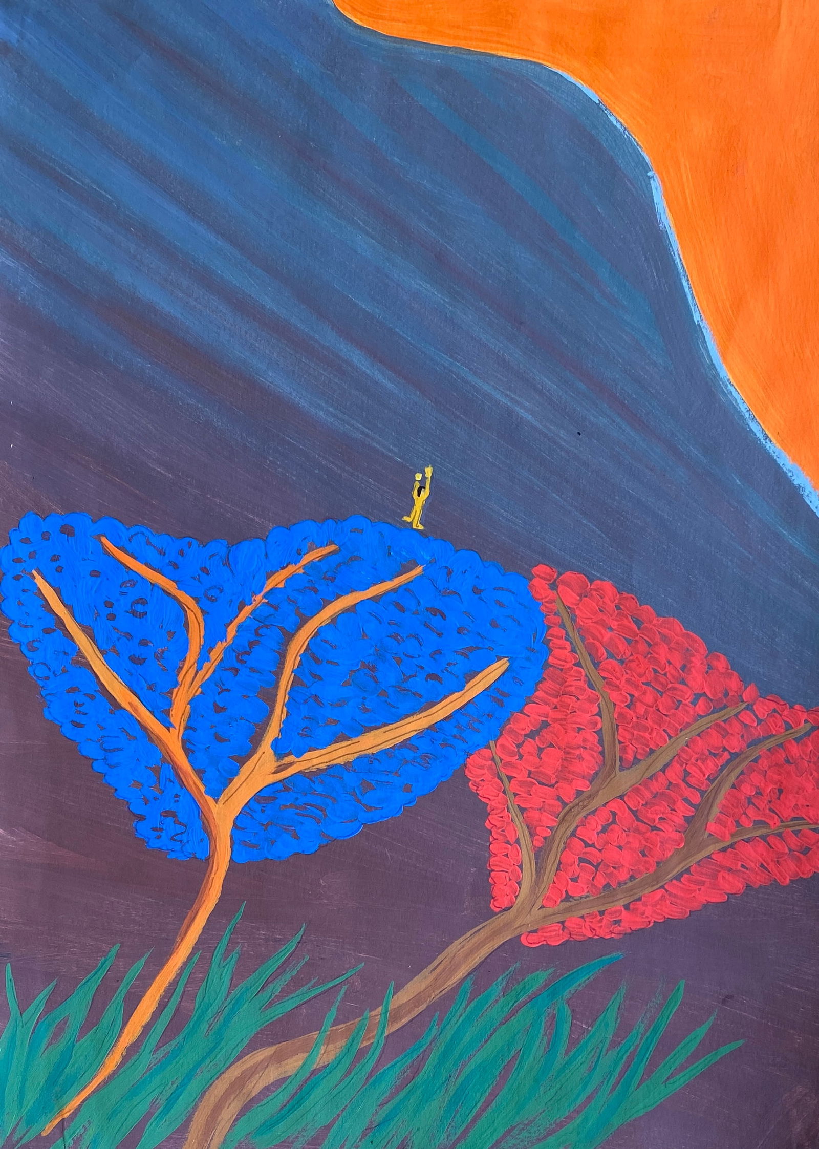 MATTHEW WONG 1984-2019 CANADIAN-CHINESE PAINTING ON PAPER STYLE OF (1 of 2)