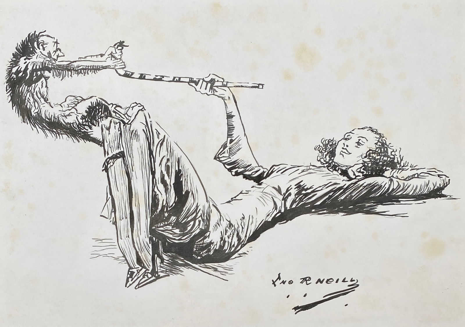 John R. Neill Pen and ink (Style Of) (1 of 2)