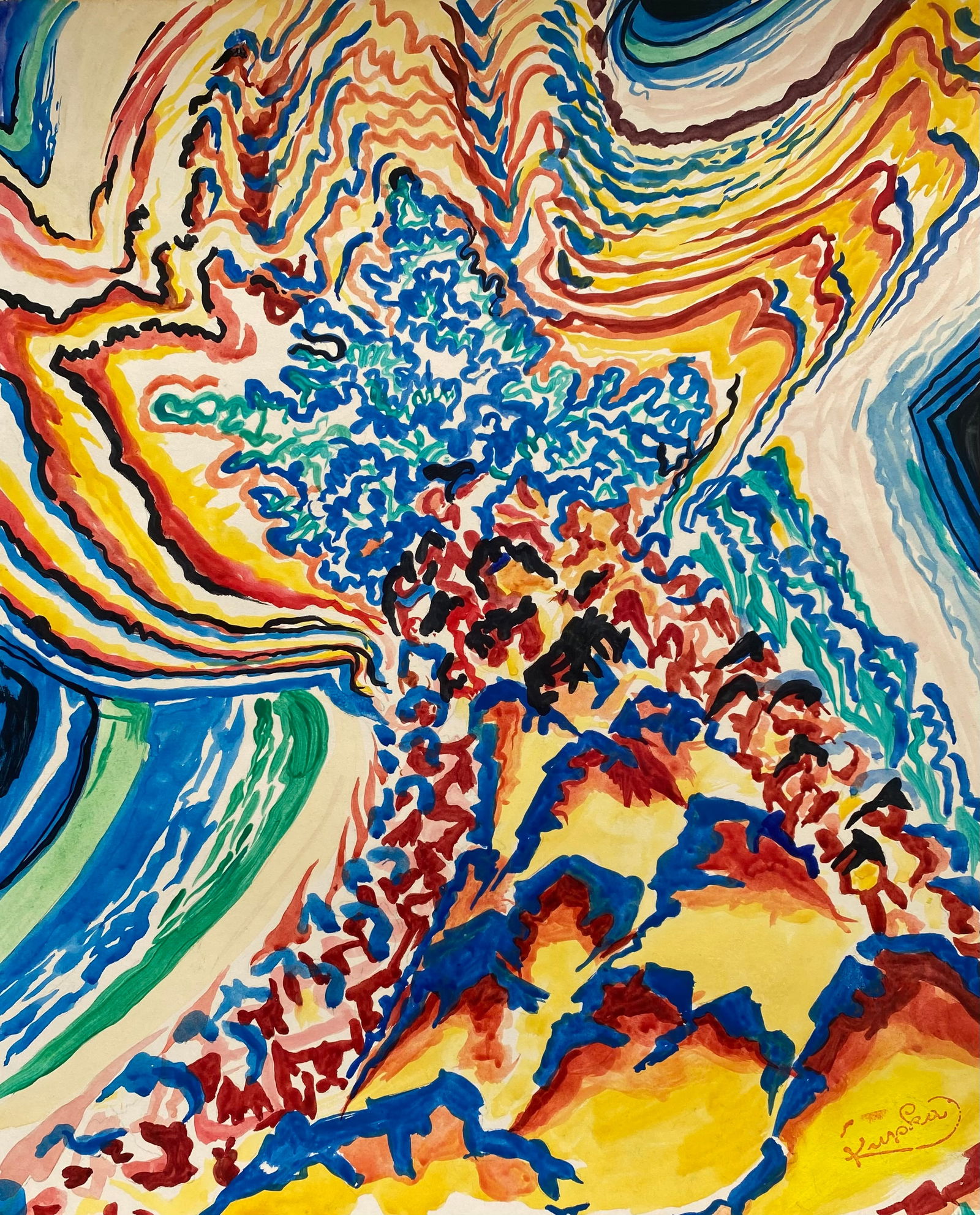 Frantisek KUPKA (CZE/1871-1957) Style Of (1 of 2)