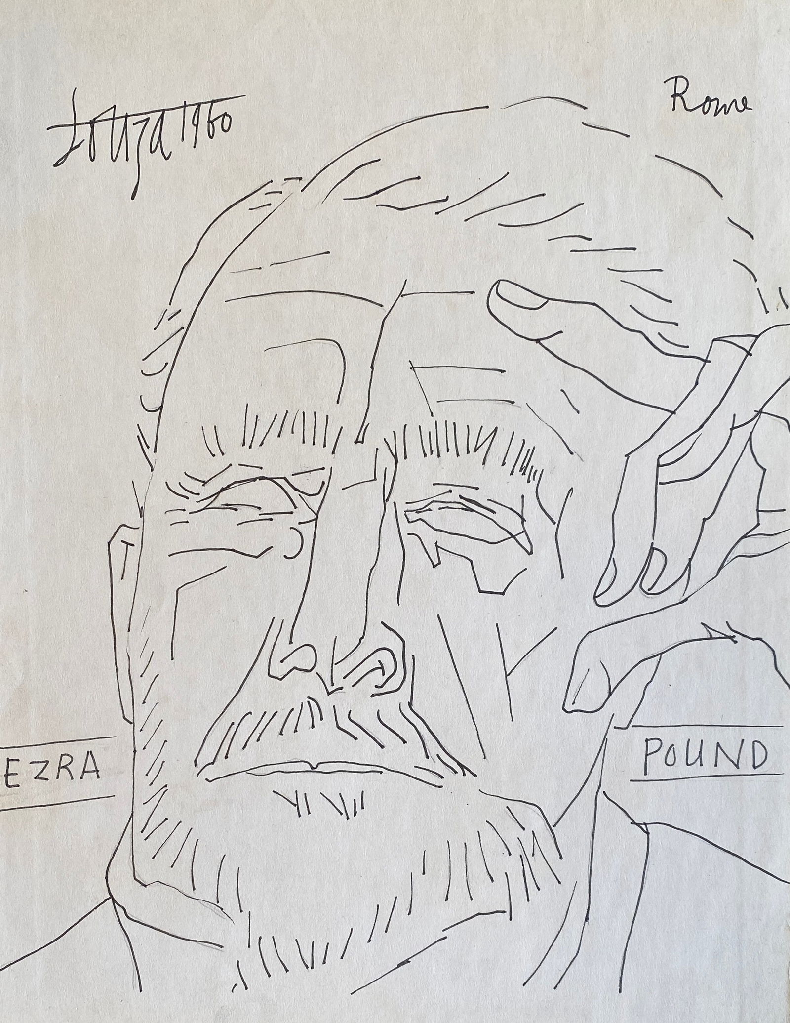 FRANCIS NEWTON SOUZA (1924-2002) PEN & INK (Style Of) (1 of 2)