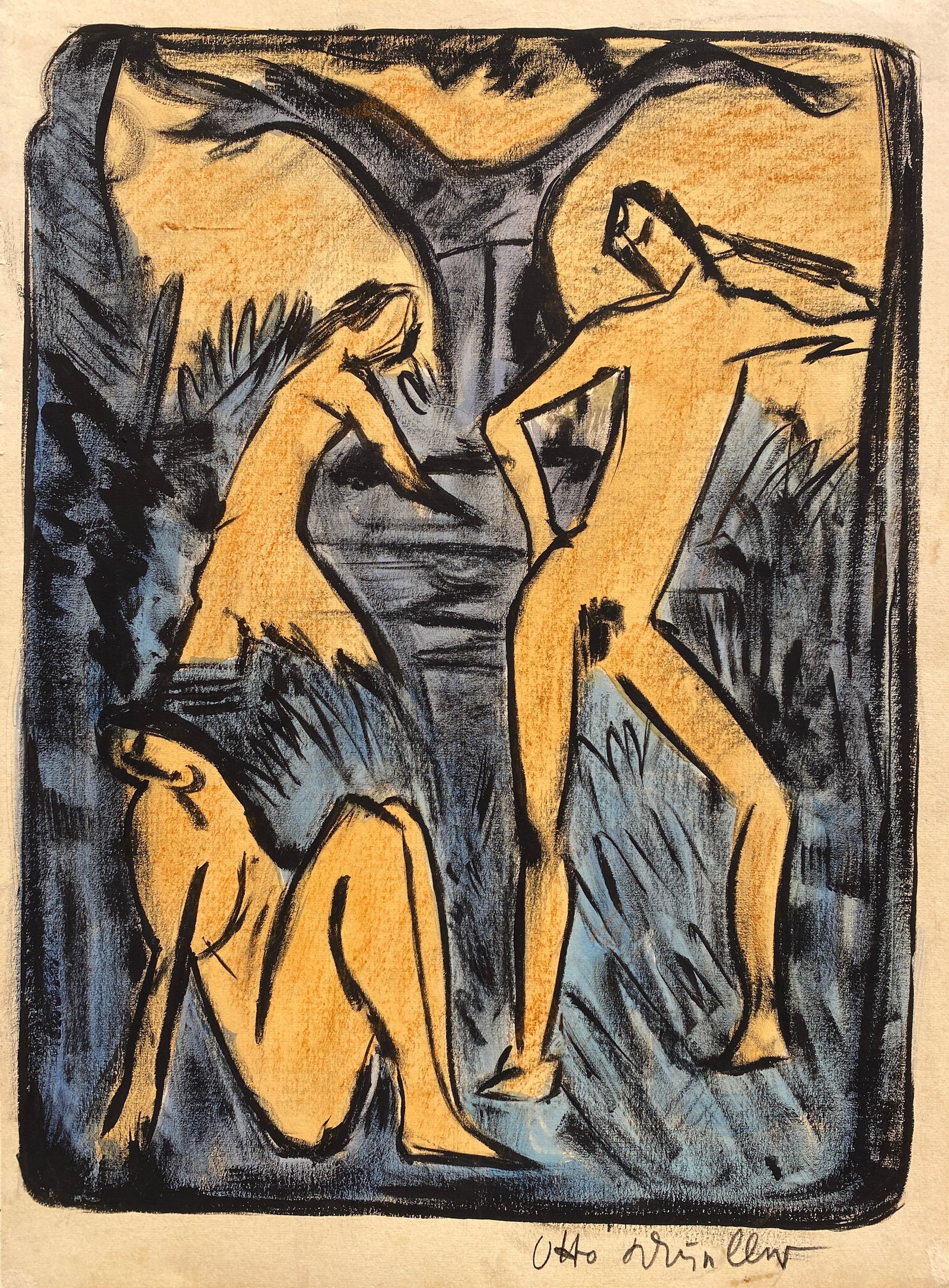 Otto Muller (German, 1974 - 1930) style of (1 of 2)