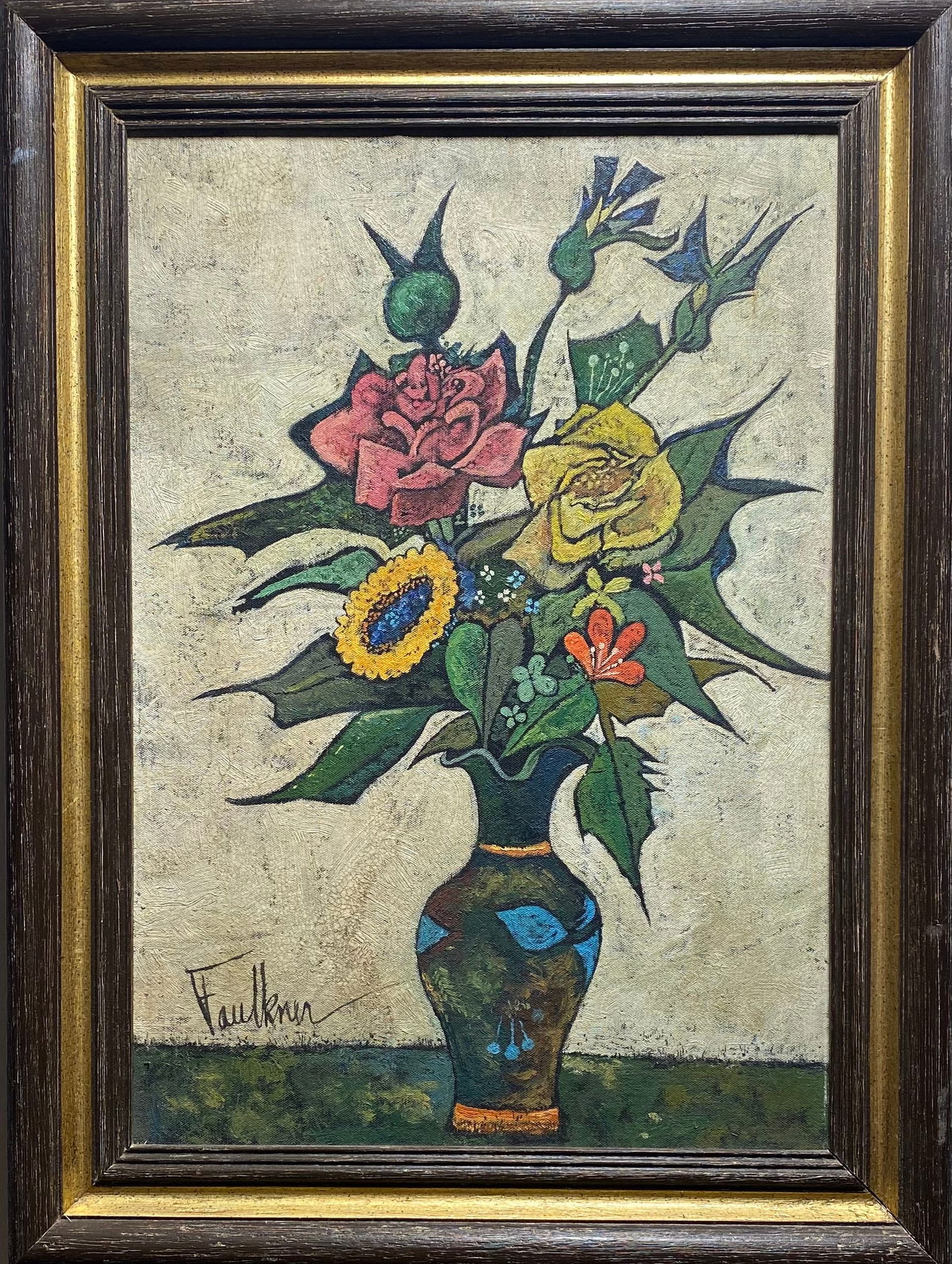 Henry Faulkner Surrealist Painting In the Style of (1 of 5)