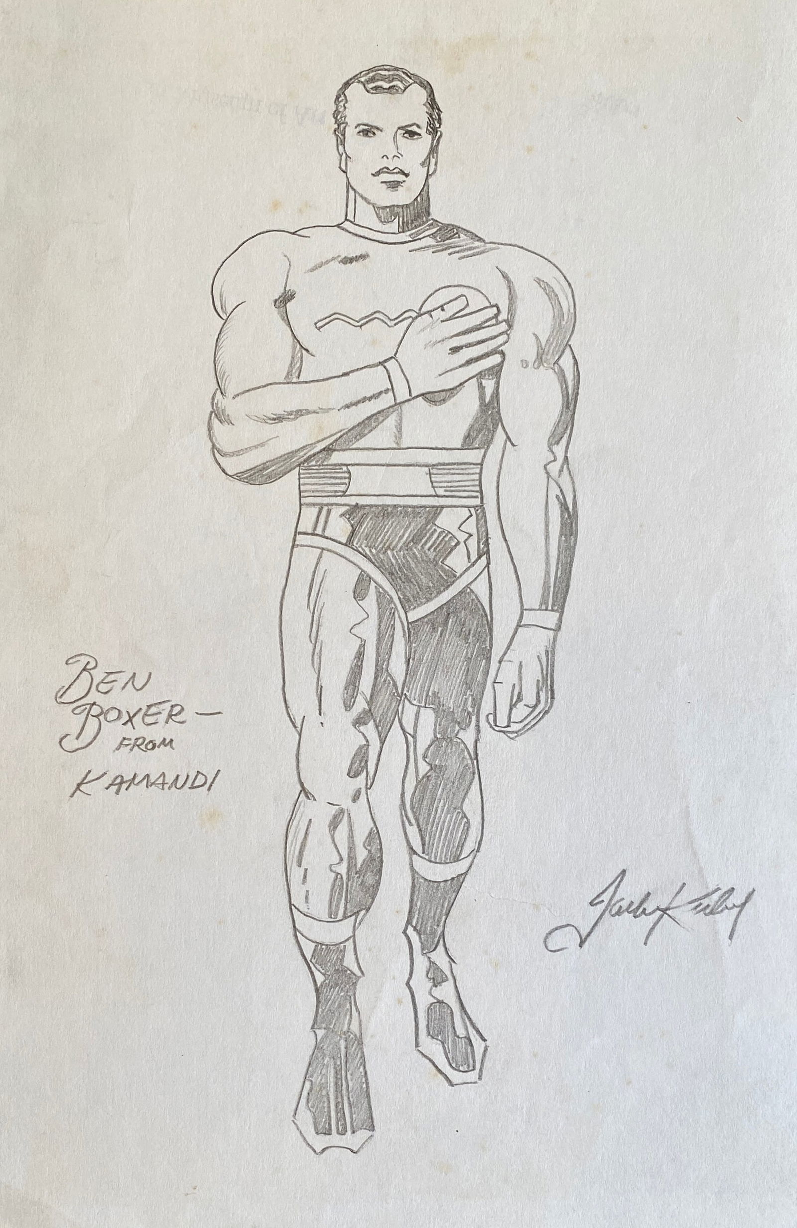 Jack Kirby, Drawing (Study) Style Of (1 of 2)