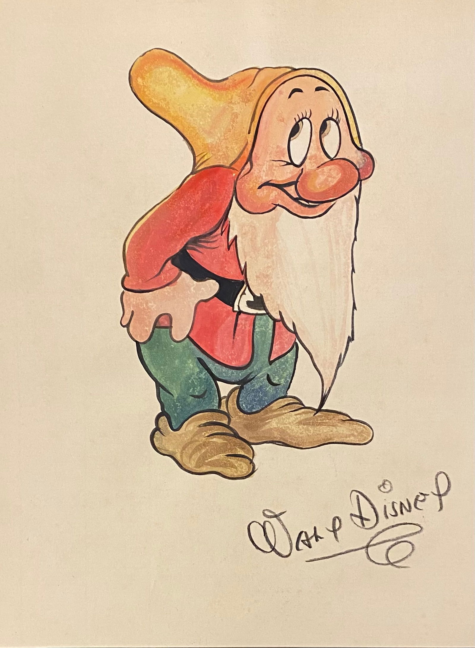 Walt Disney Hand Sketch (style of) (1 of 2)