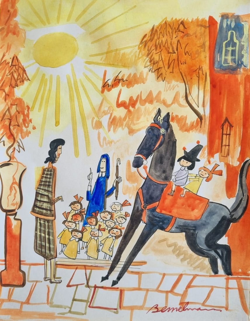 LUDWIG BEMELMANS Mixed Media (Style Of) (1 of 1)